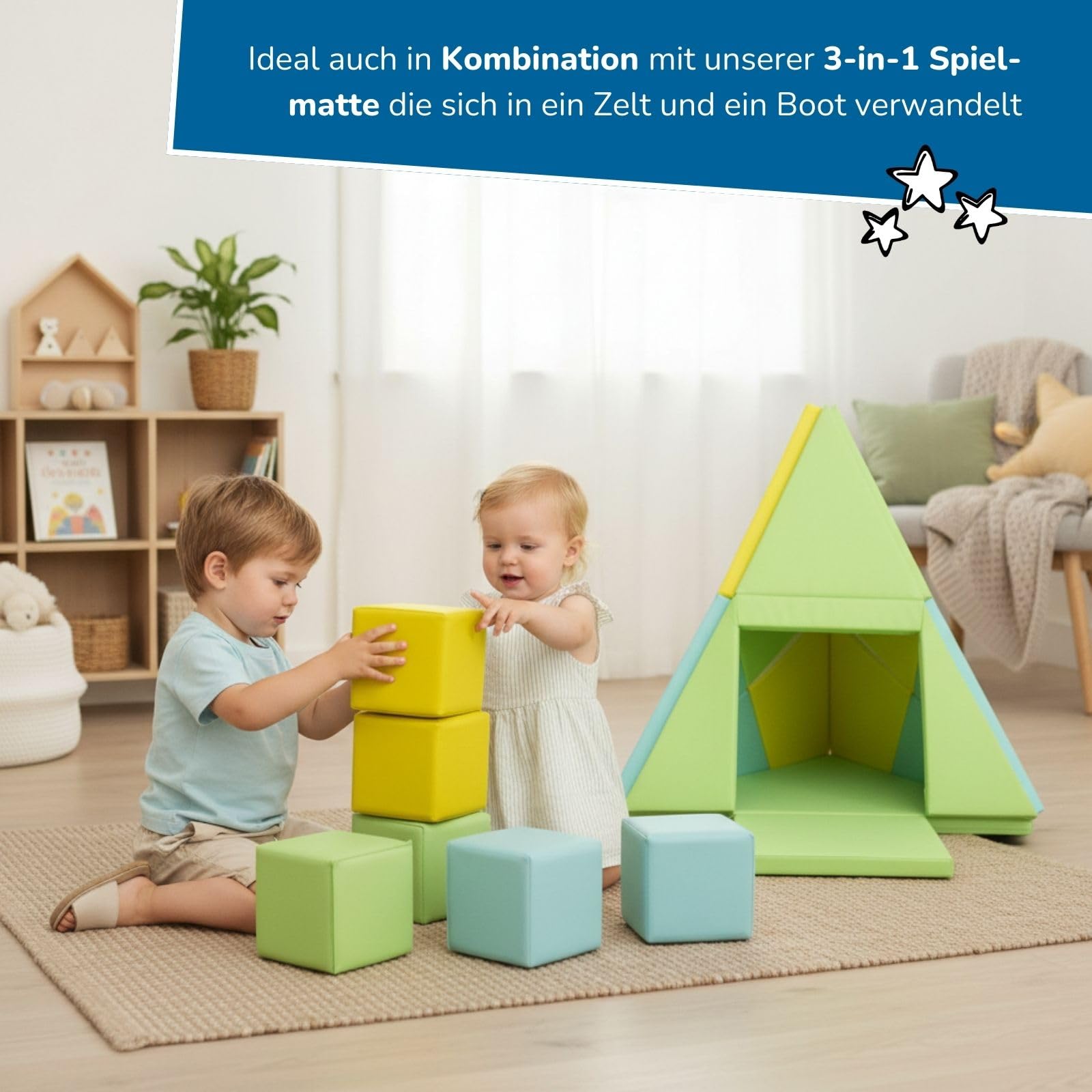 alldoro-xxl-softbausteine-set-6-schaumstoffw-rfel-14-cm-baby image 5