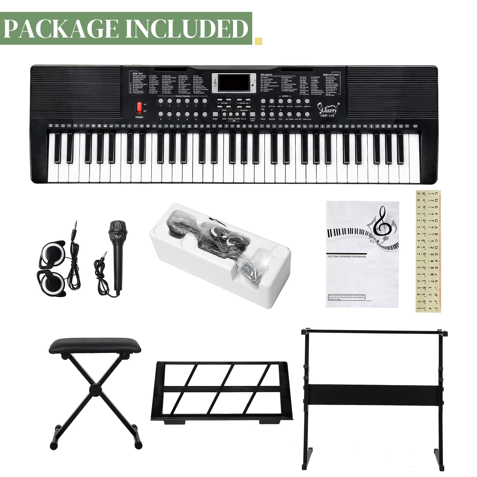 lalaho-keyboard-piano-61-tasten-e-piano-mit-st-nder-set image 7