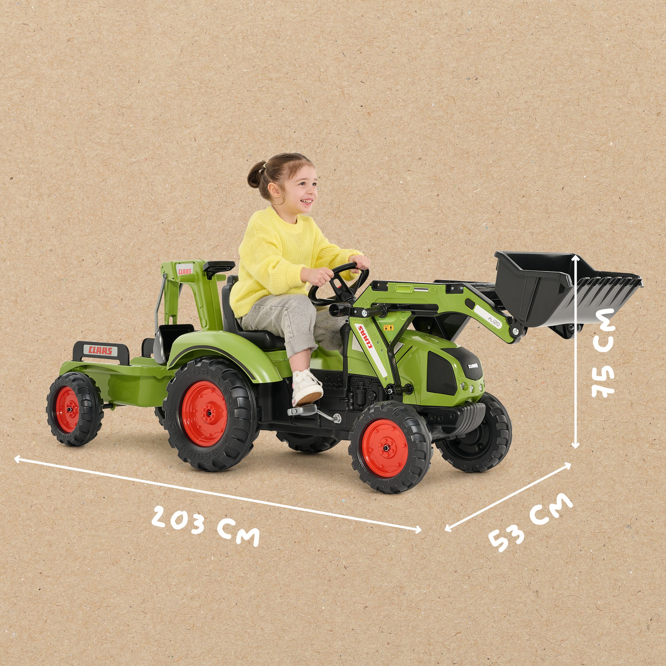 falk-claas-arion-430-tretbagger-mit-anh-nger-ab-3-jahren image 5