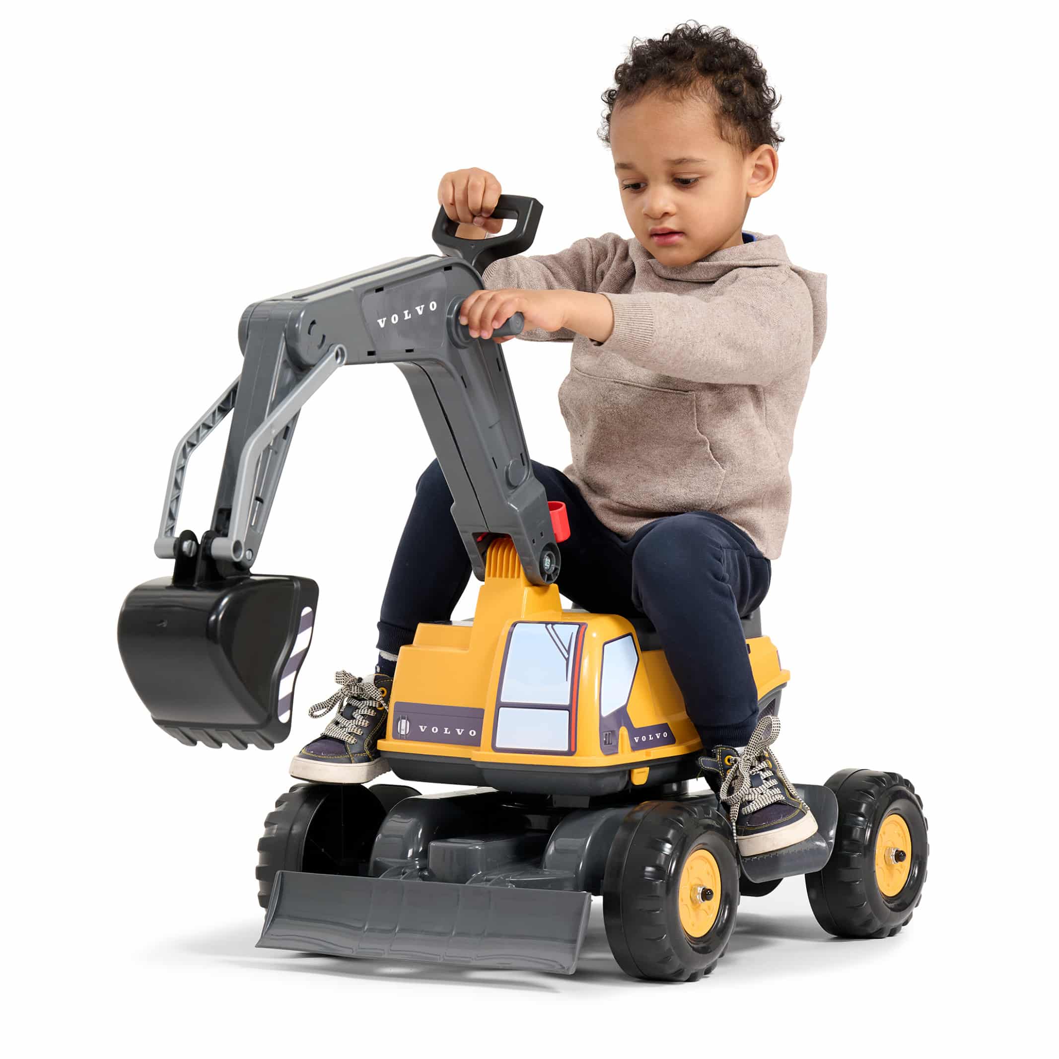 falk-volvo-xl-kinderbagger-sitzbagger-3-7-jahre image 2
