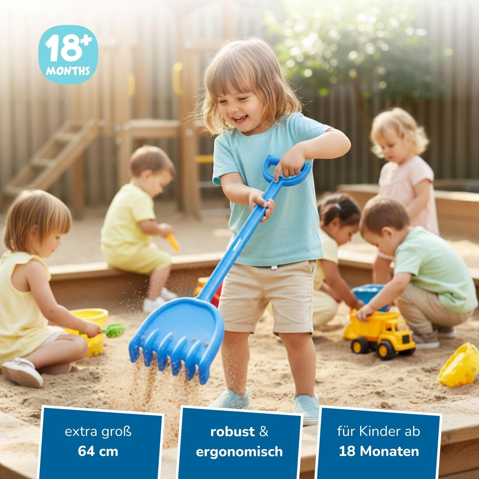 alldoro-outdoor-spielzeug-xxl-kinderrechen-64-cm-harke image 2