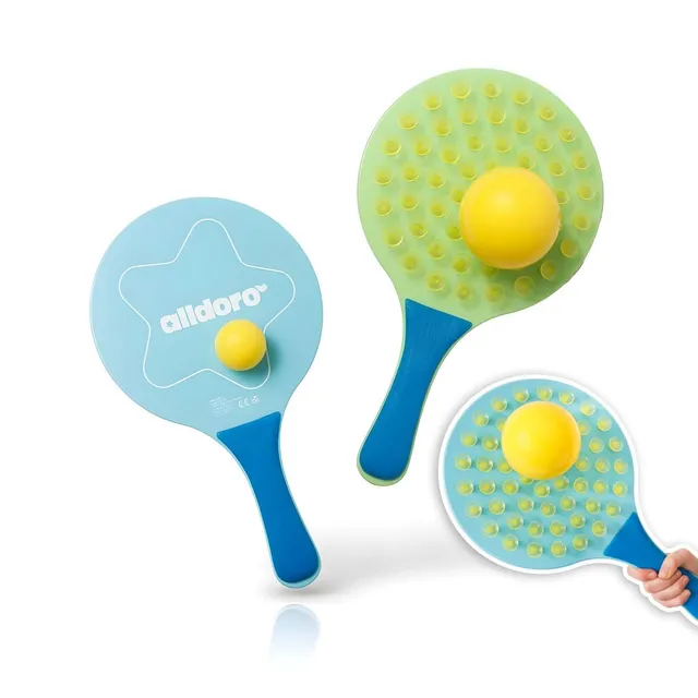 alldoro-outdoor-beachball-set-2in1-sch-bangladesh-klettball-4tlg image 1