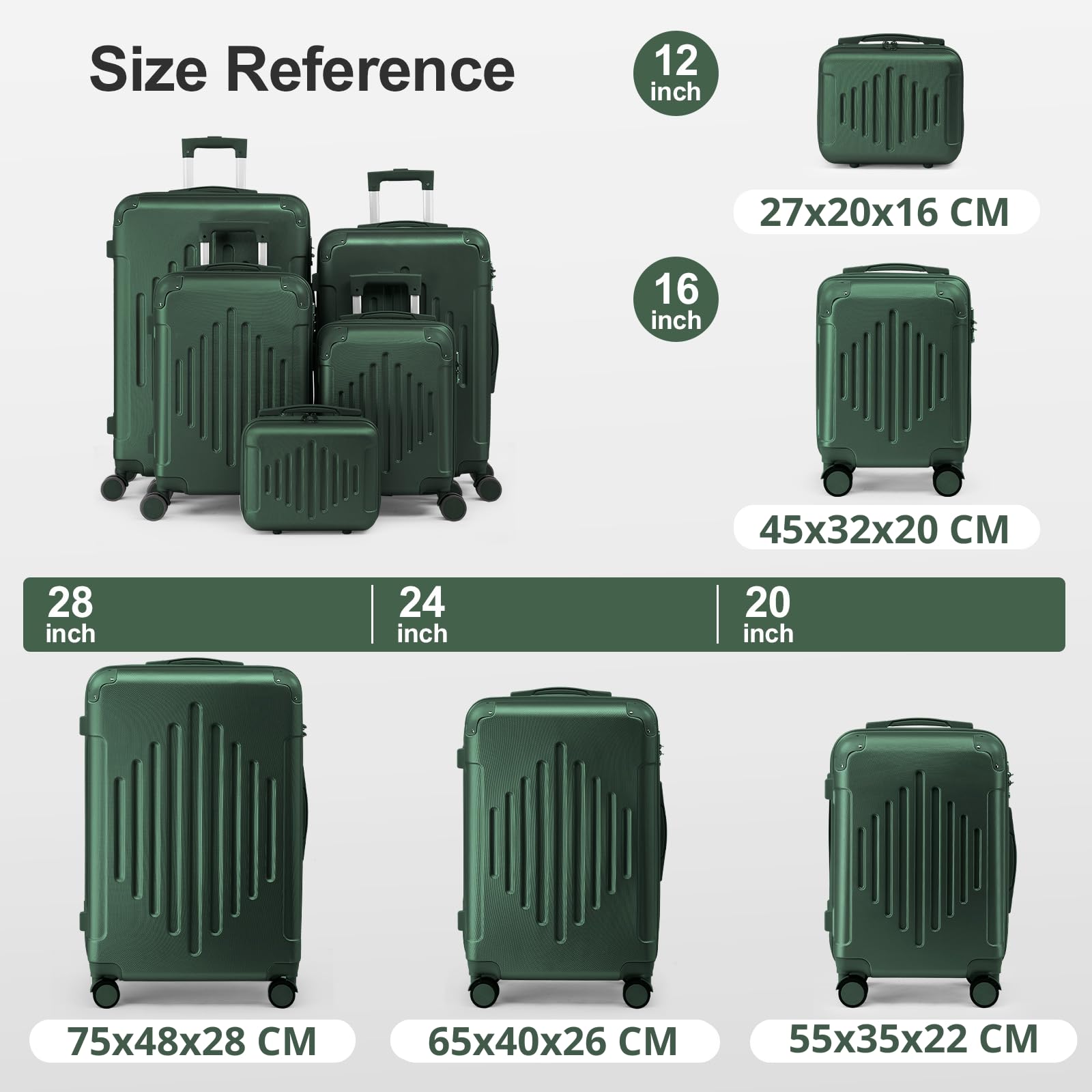 lalaho-reisekoffer-m-55cm-hartschale-dunkelgr-n-45l image 3