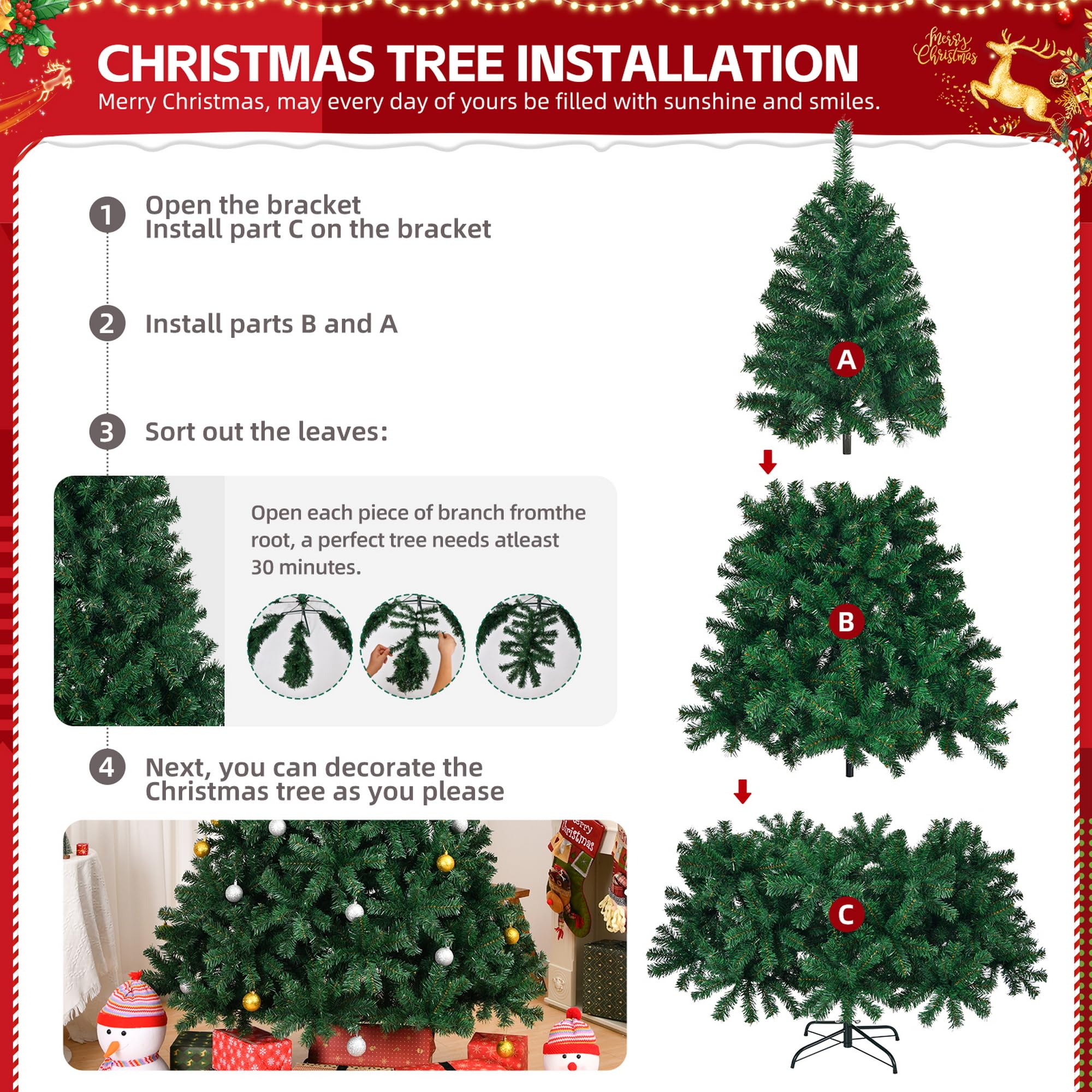 lalaho-weihnachtsbaum-gr-n-180-cm-k-nstlich image 3