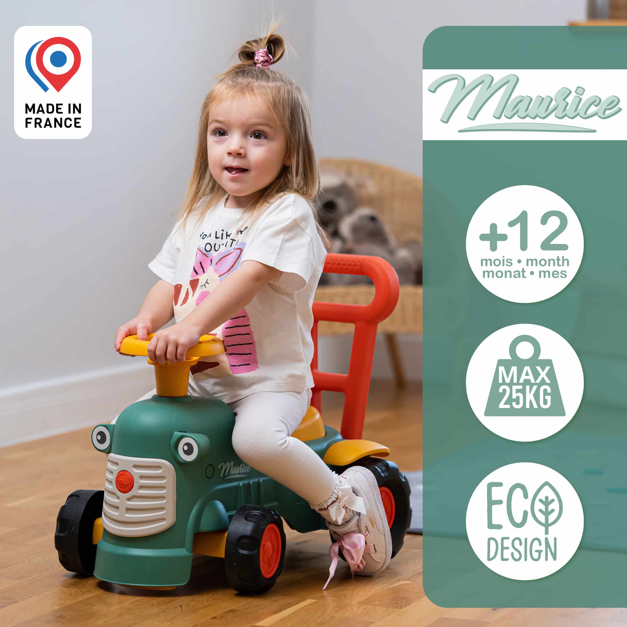 falk-rutschauto-maurice-retro-lauflernhilfe-12m-recycling image 4