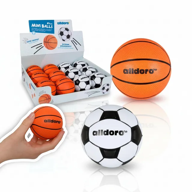 alldoro-outdoor-mini-spielb-lle-12er-set-6-cm-fu-ball image 1