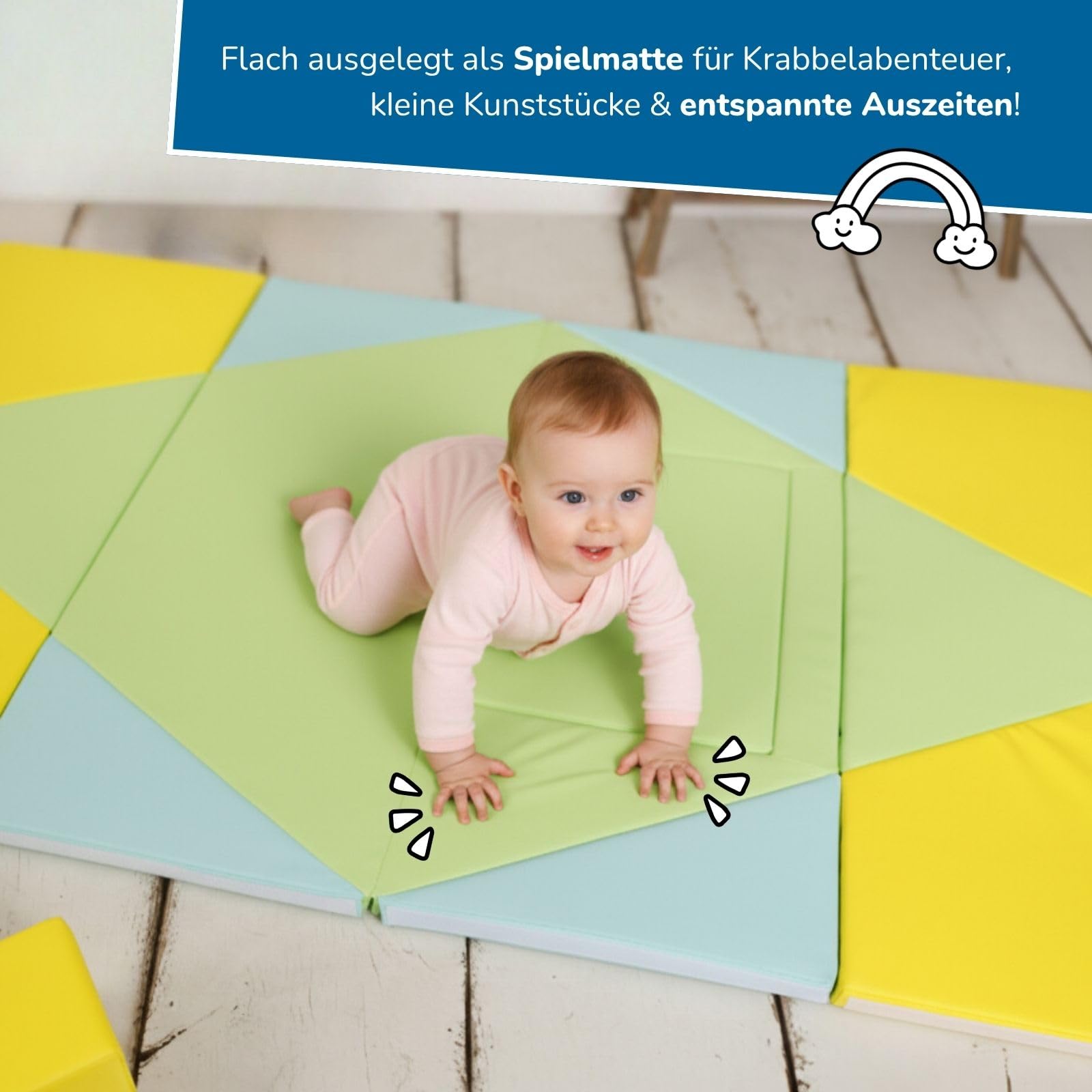 alldoro-3-in-1-spielmatte-182x105cm-tipi-boot image 3