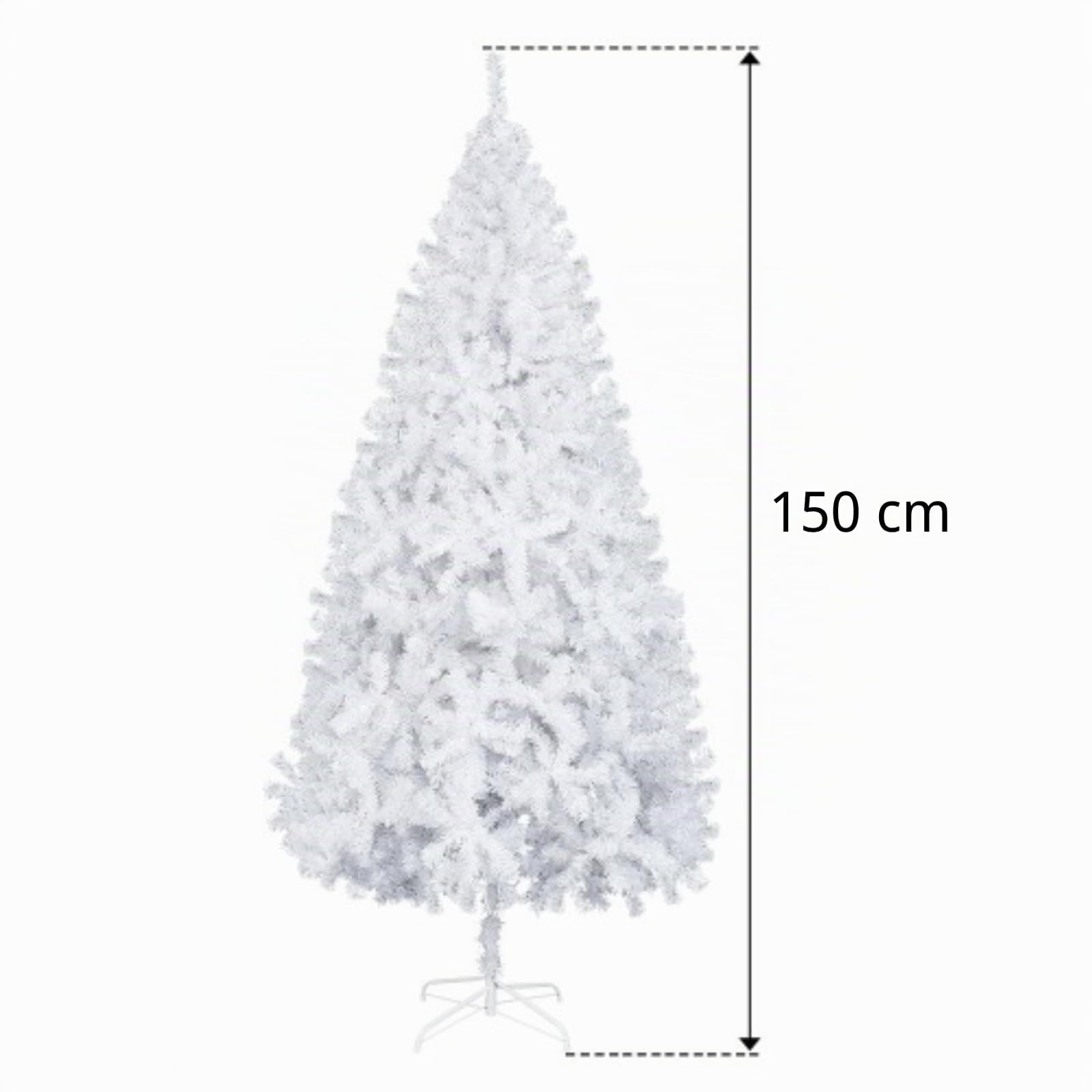 lalaho-weihnachtsbaum-wei-150-cm-k-nstlich image 2