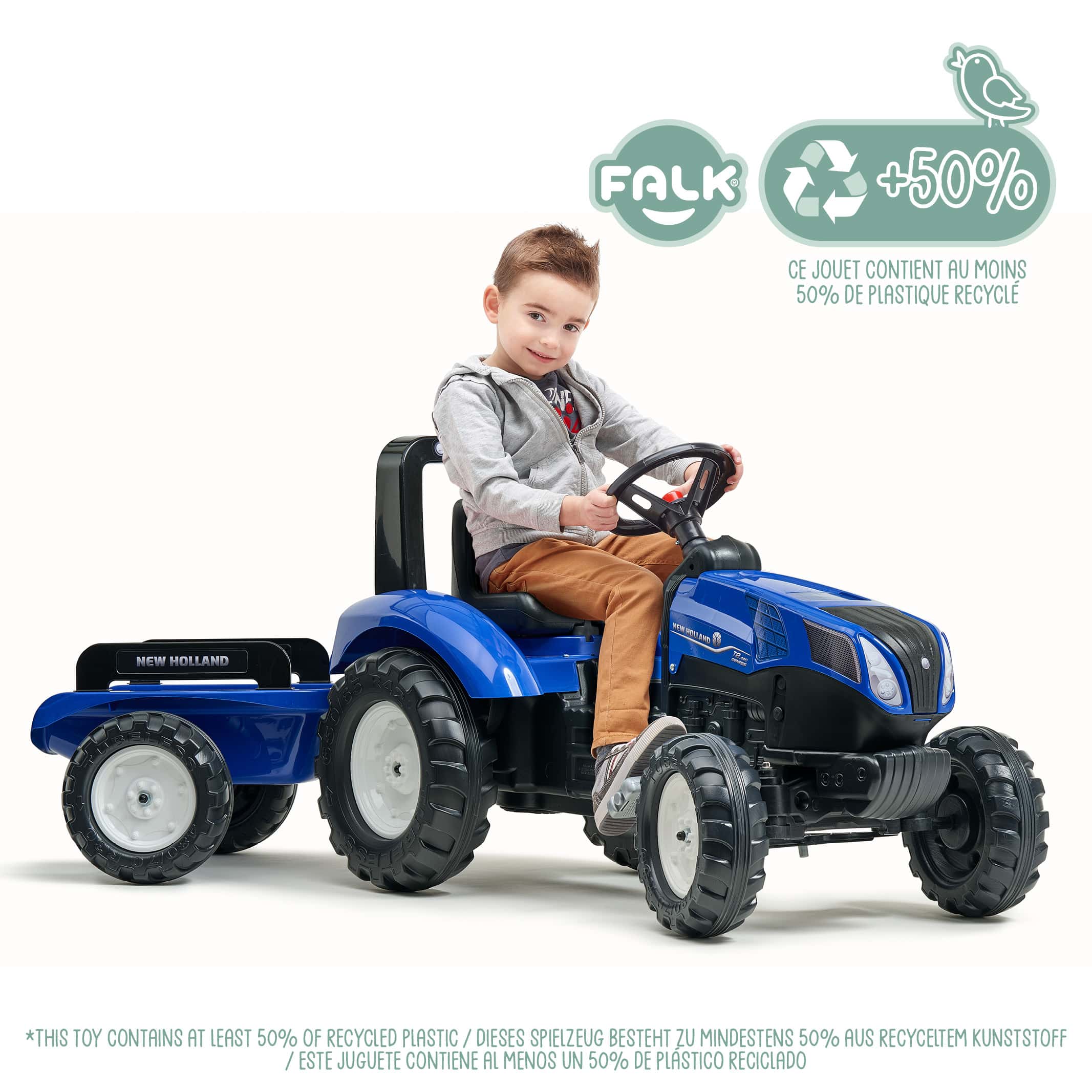 falk-new-holland-t8-trettraktor-mit-anh-nger-3-7-jahre-2 image 2