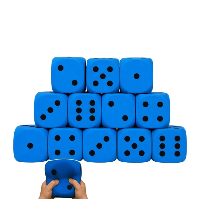 alldoro-xxl-schaumstoffw-rfel-12er-set-15cm-blau-softw-rfel image 1