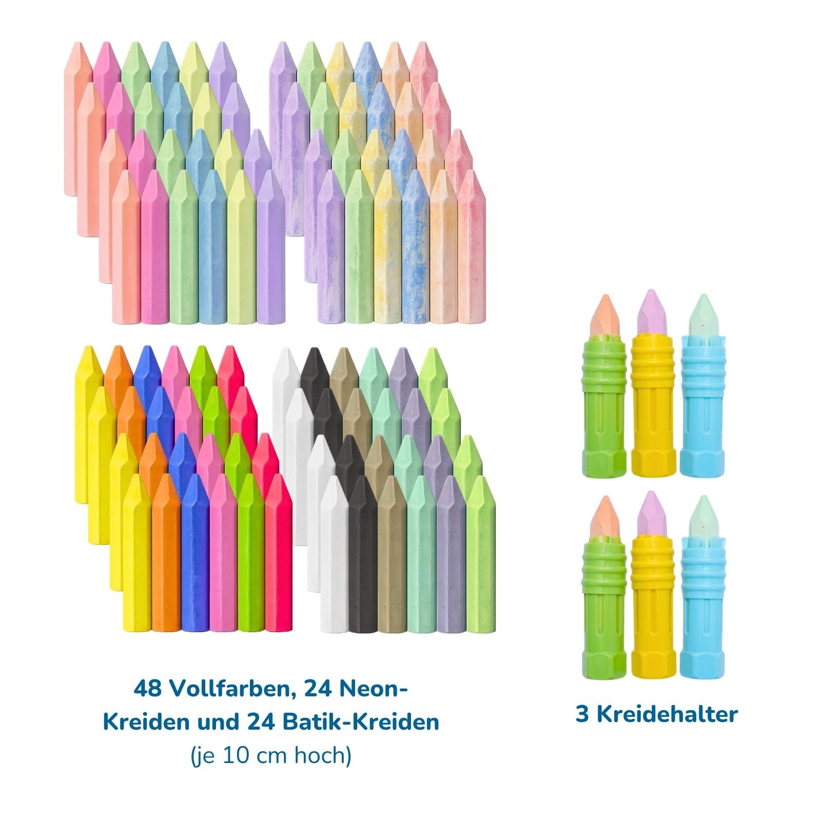 alldoro-lernen-besch-ftigung-stra-enmalkreide-set-102tlg-neon-batik image 6