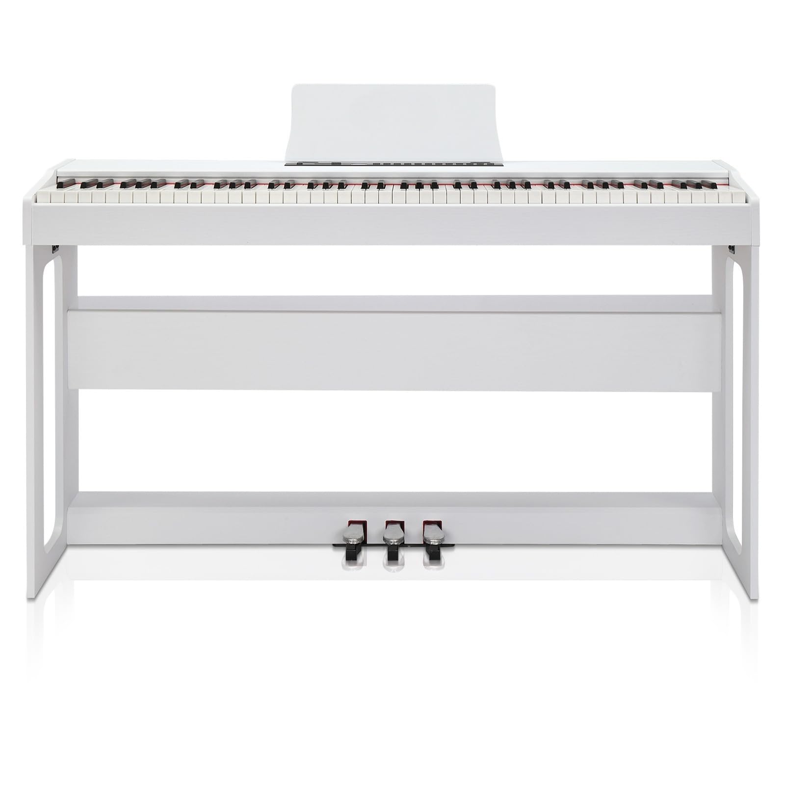 lalaho-88-tasten-e-piano-digitalpiano-wei-mit-3-pedalen image 1
