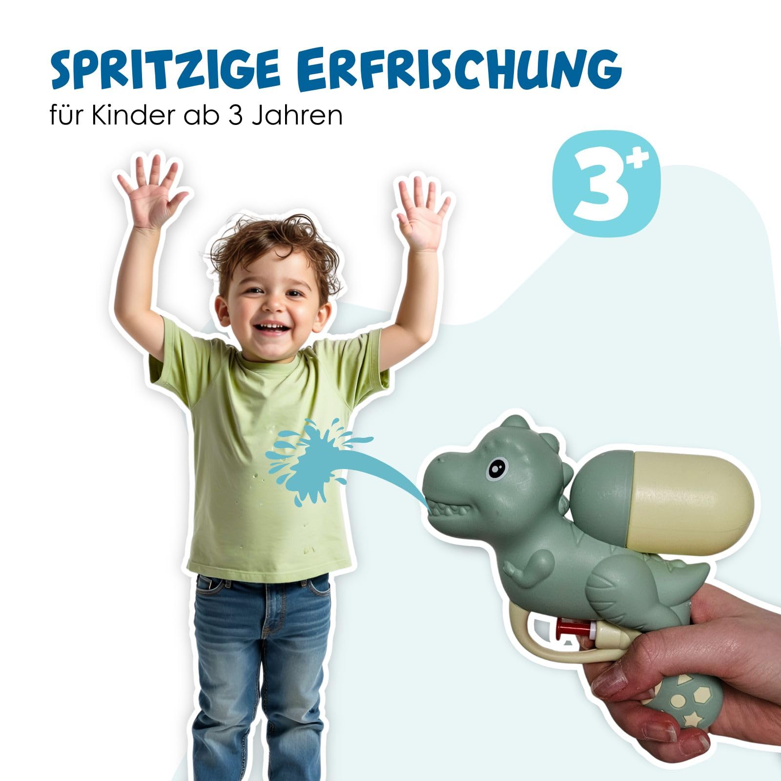 alldoro-outdoor-dino-wasserpistolen-12er-set-100-ml-16-cm-bunt image 5