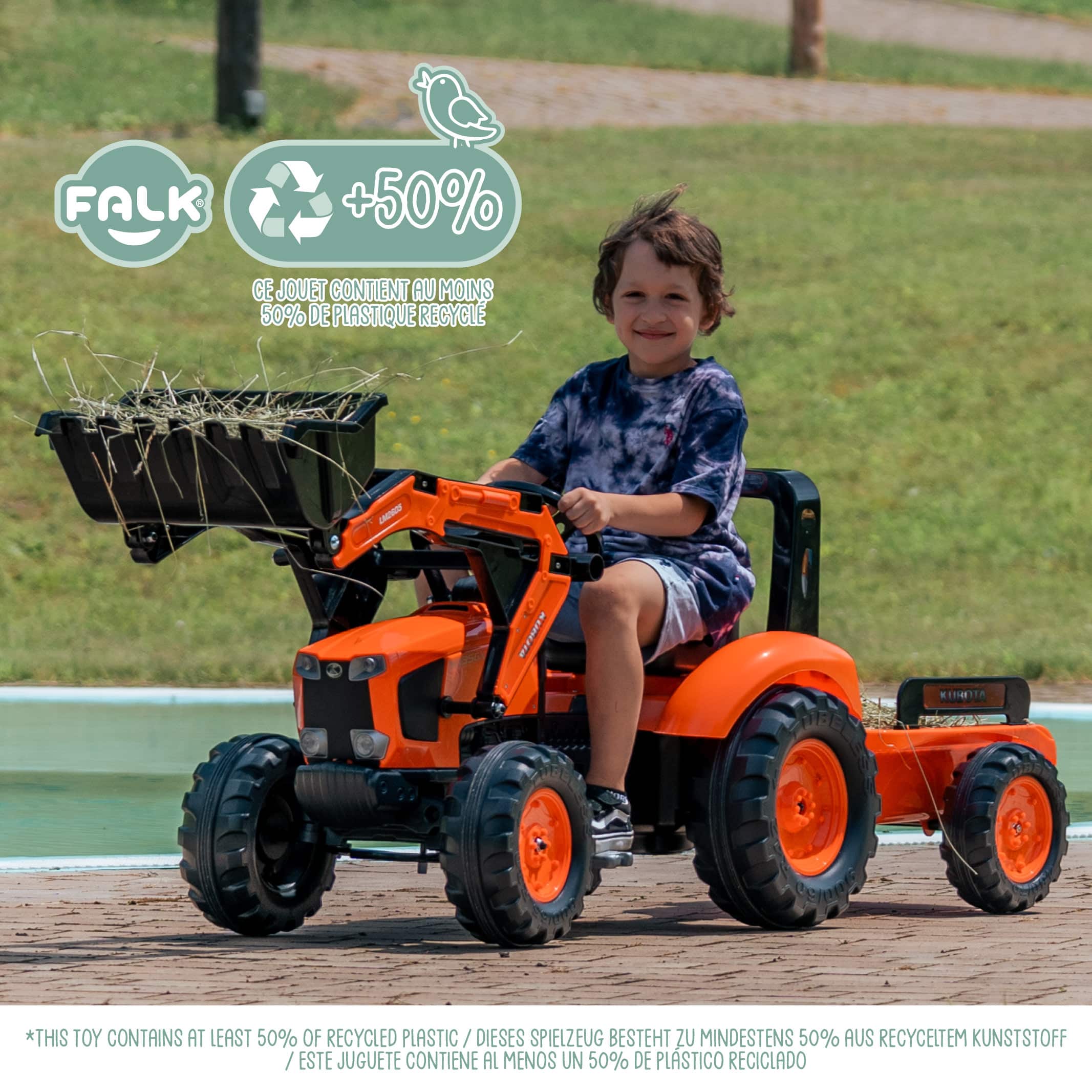 falk-kubota-m135gx-tret-baggerlader-mit-anh-nger-3-7-jahre image 2