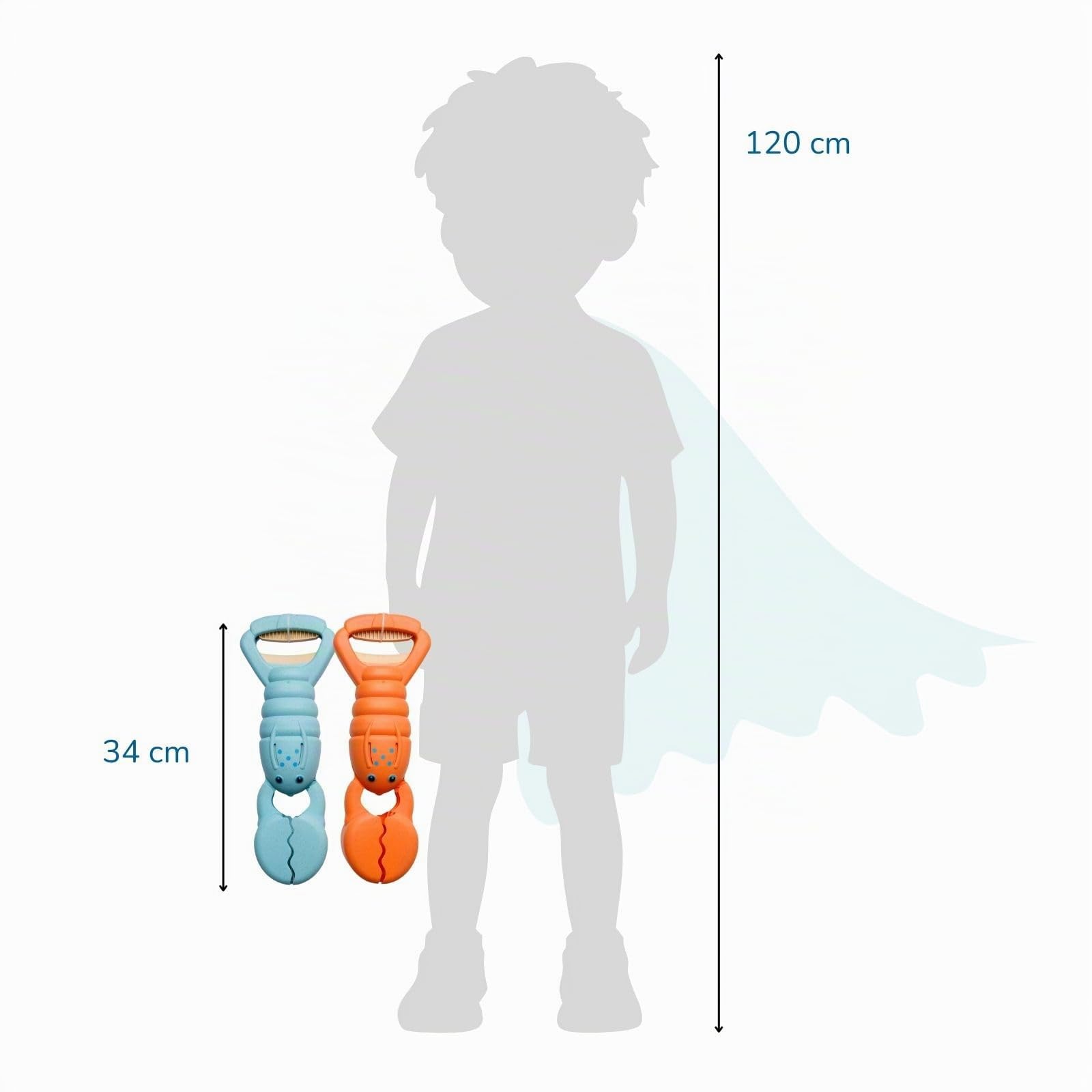 alldoro-sandgreifer-hummer-2er-set-sandspielzeug-34-cm image 7