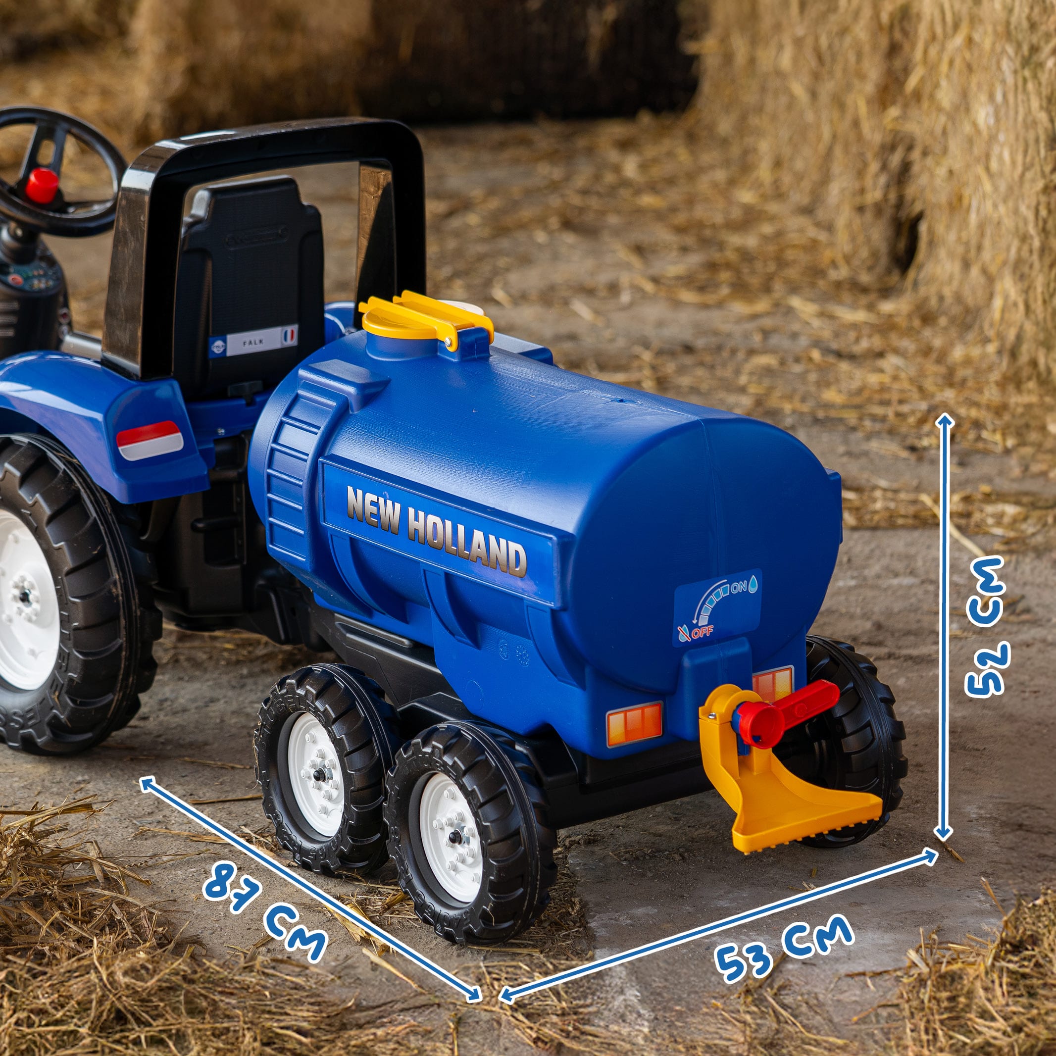 falk-new-holland-30l-wassertank-anh-nger-mit-streuer image 5