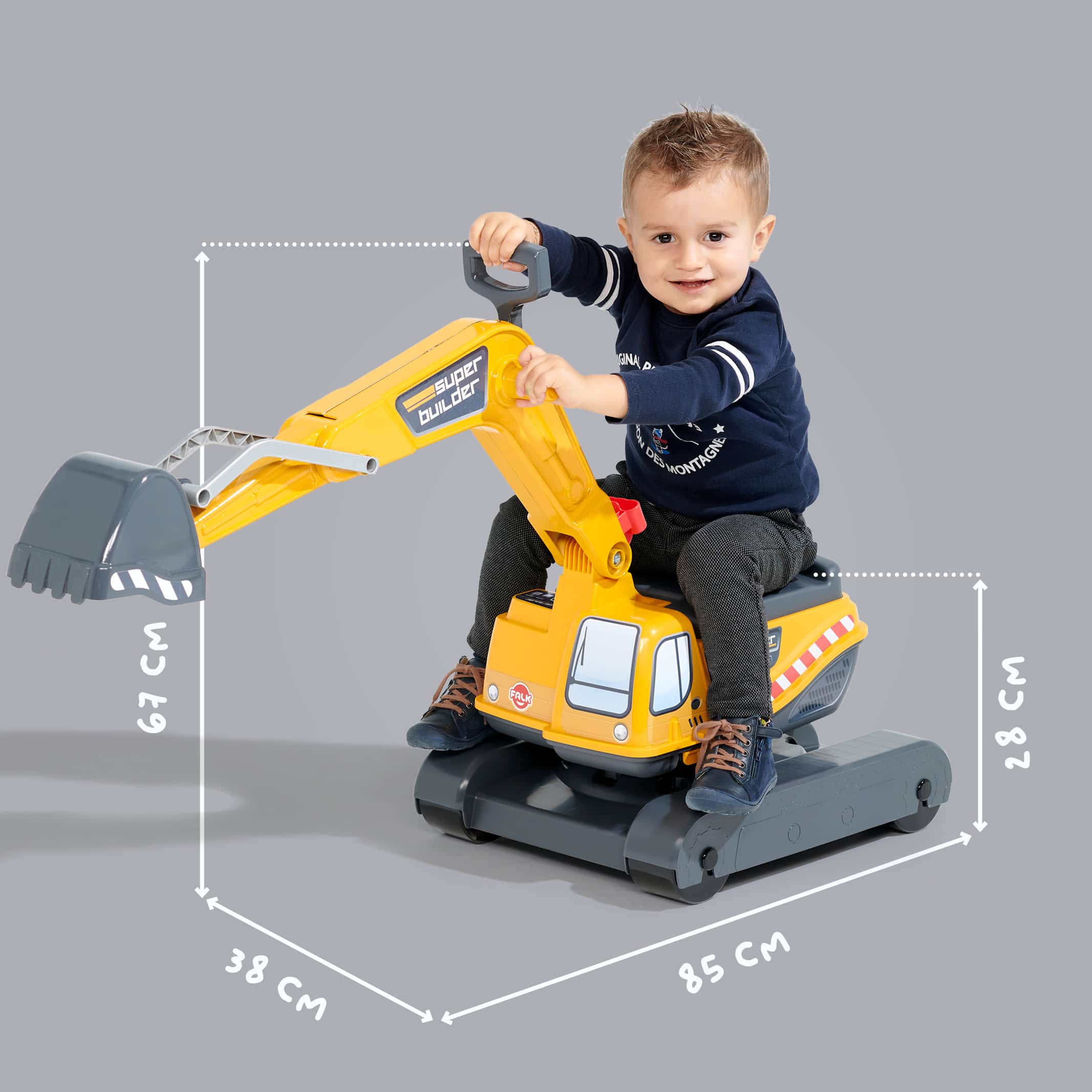 falk-super-builder-sitzbagger-kinderbagger-360-ab-3-jahre image 5