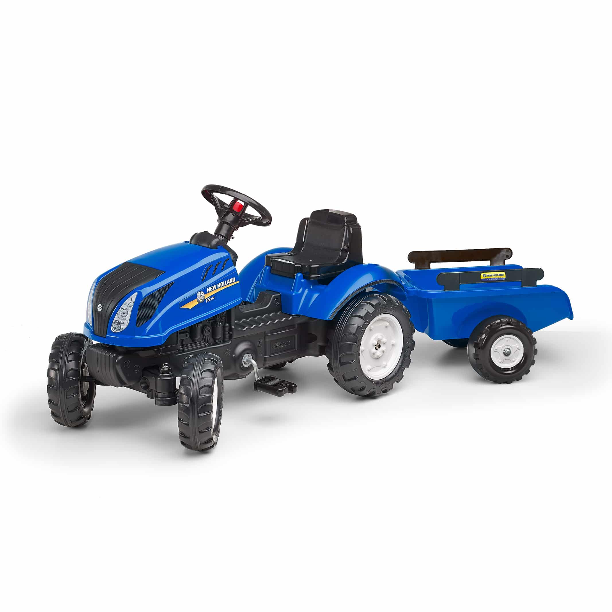 falk-new-holland-t6-tret-traktor-mit-anh-nger-2-5-jahre image 1