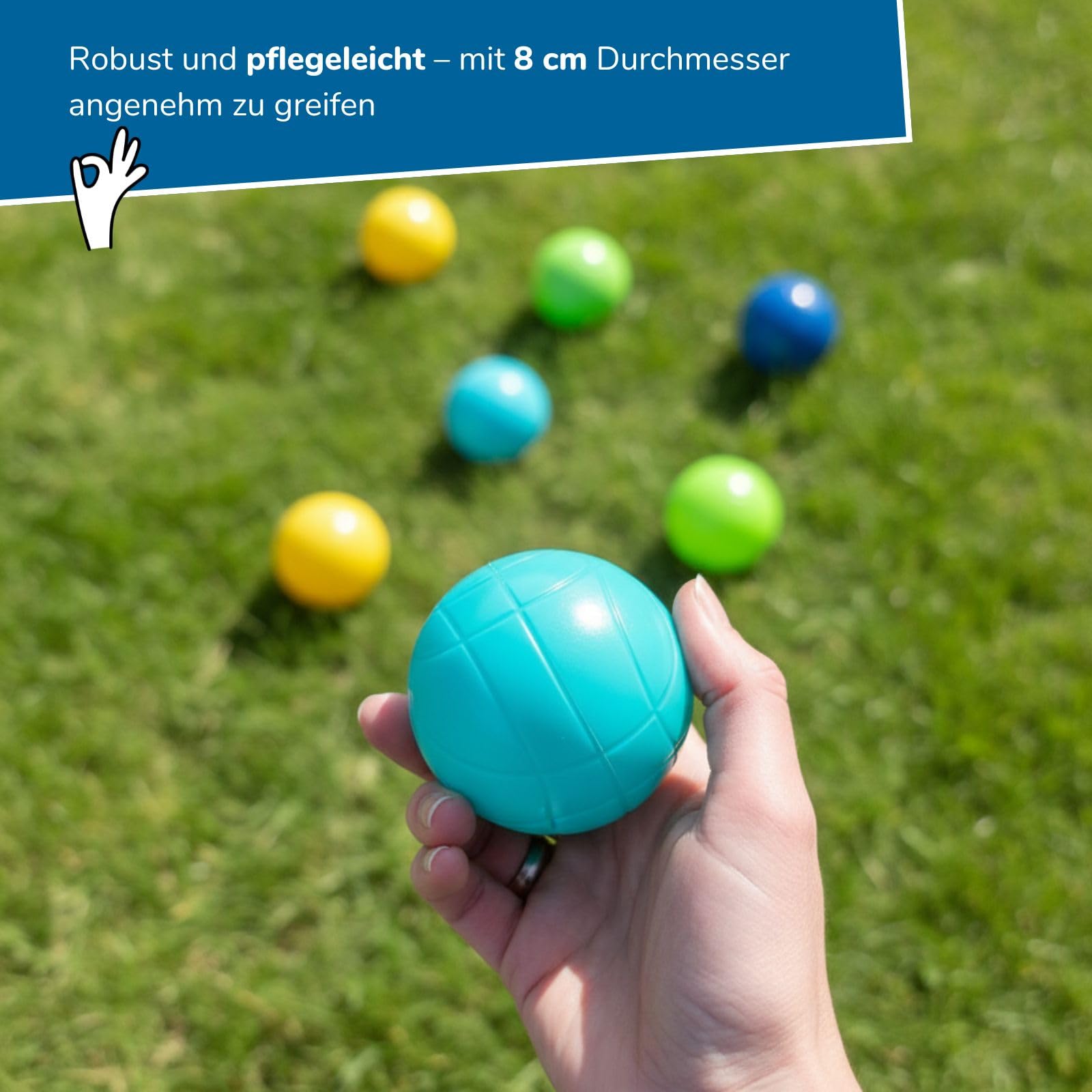 alldoro-boccia-spiel-boule-set-8-kugeln-korb-ab-3-jahren image 4