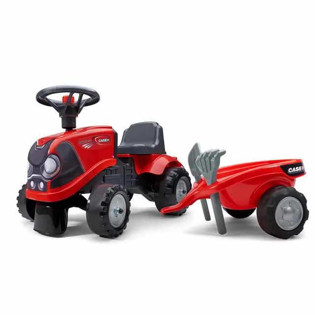 falk-case-ih-rutscher-traktor-mit-anh-nger-ab-12-monaten image 1