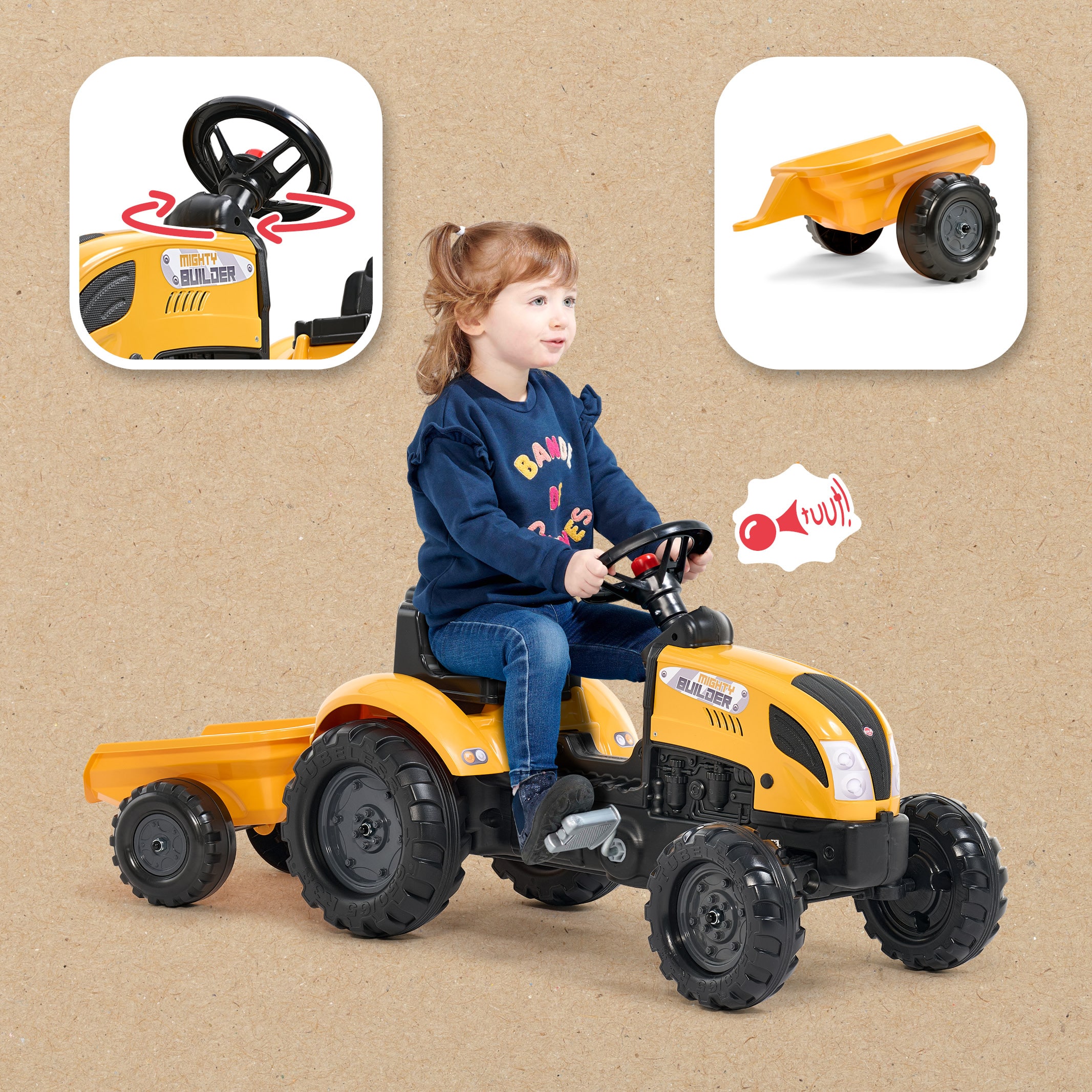 falk-mighty-builder-trettraktor-mit-anh-nger-2-5-j image 3