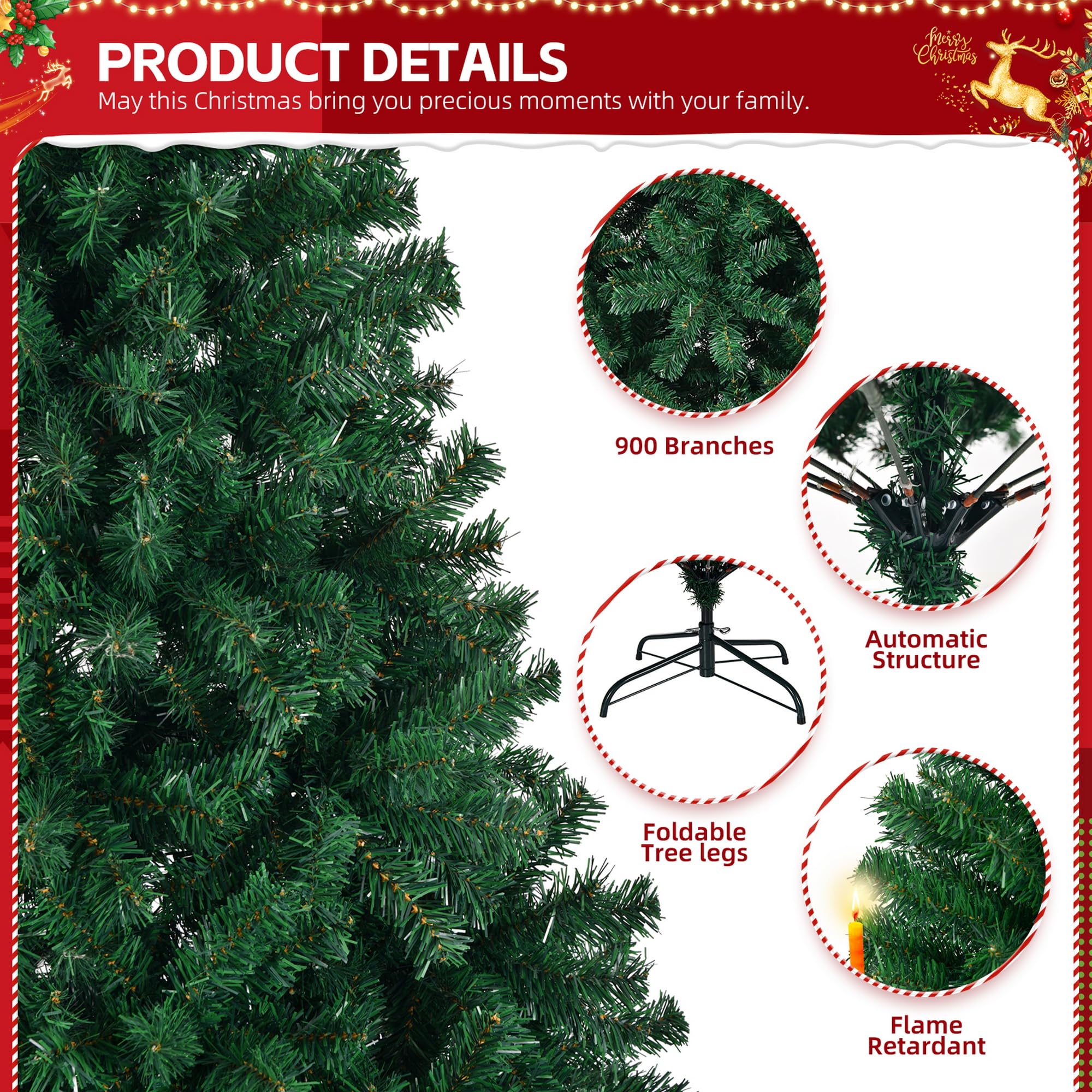 lalaho-weihnachtsbaum-gr-n-180-cm-k-nstlich image 2