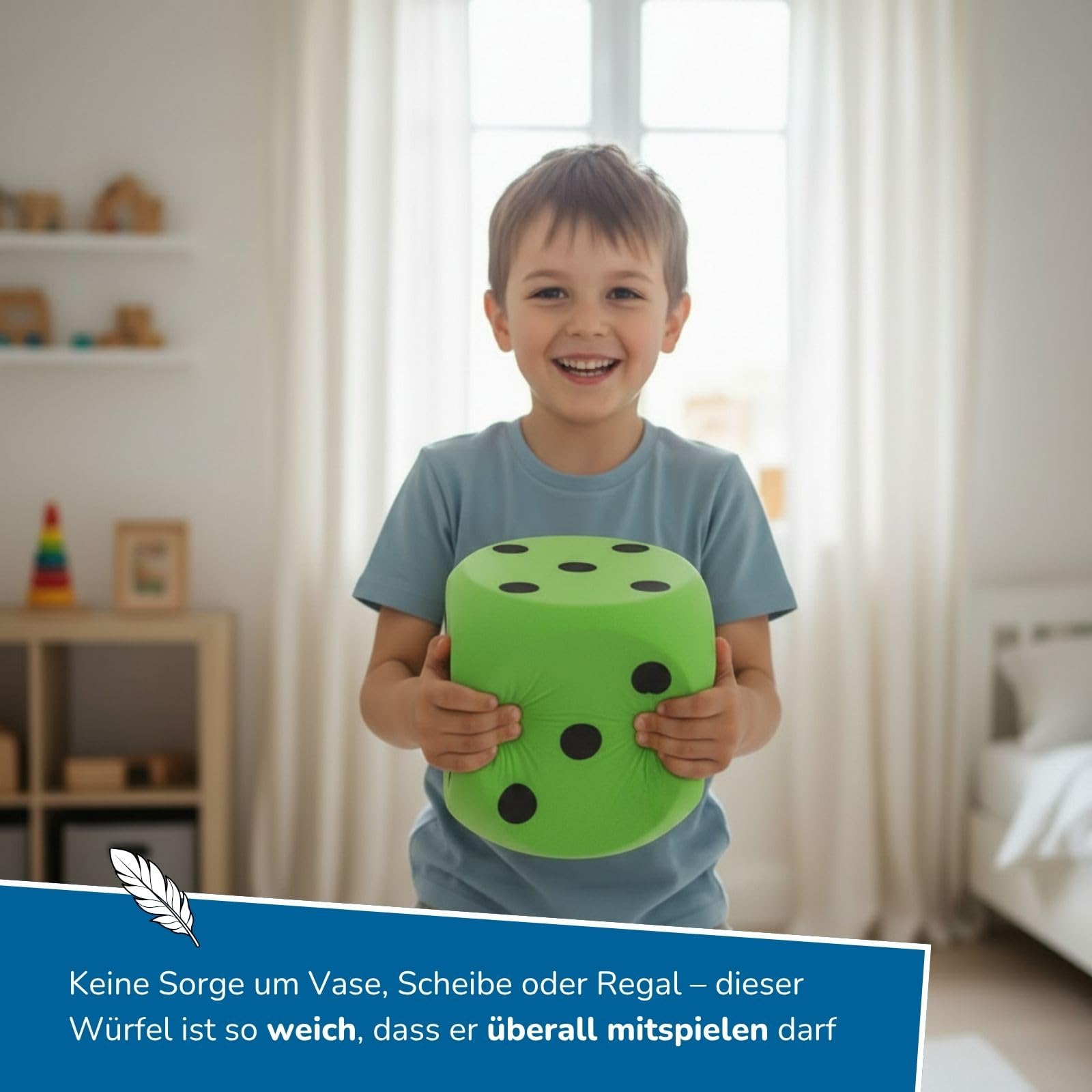 alldoro-xxl-schaumstoffw-rfel-12er-set-15cm-gr-n-softw-rfel image 3