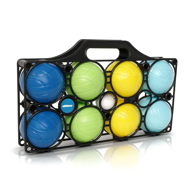 alldoro-boccia-spiel-boule-set-8-kugeln-korb-ab-3-jahren image 1