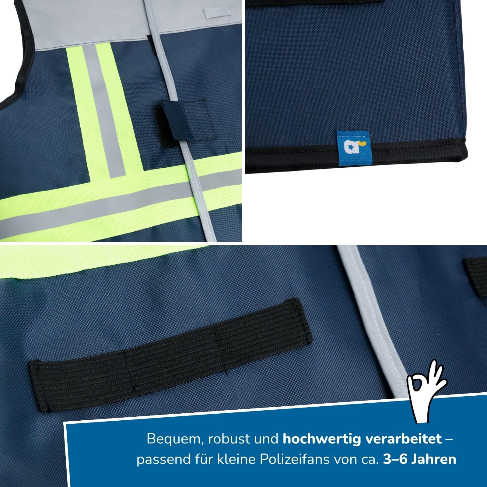 alldoro-polizei-set-verkleidung-blitzer-80-cm-licht-sound-3-6-j image 5