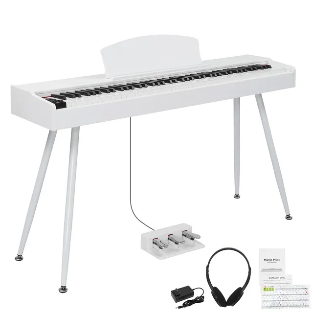 lalaho-e-piano-88-tasten-gewichtet-digitalpiano-wei-3-pedale image 1