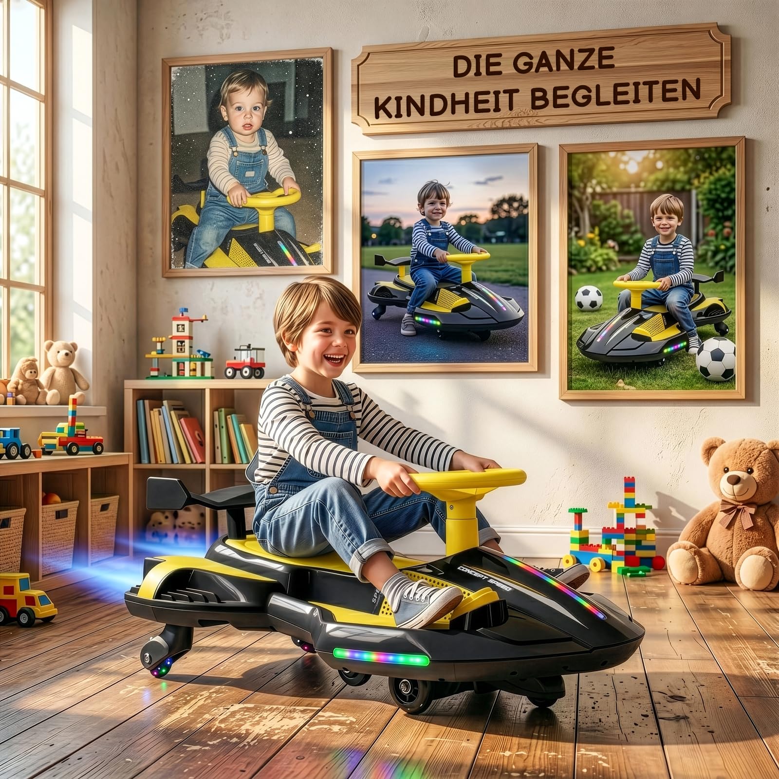 lalaho-kids-electric-car-rutschauto-360-2-in-1 image 7