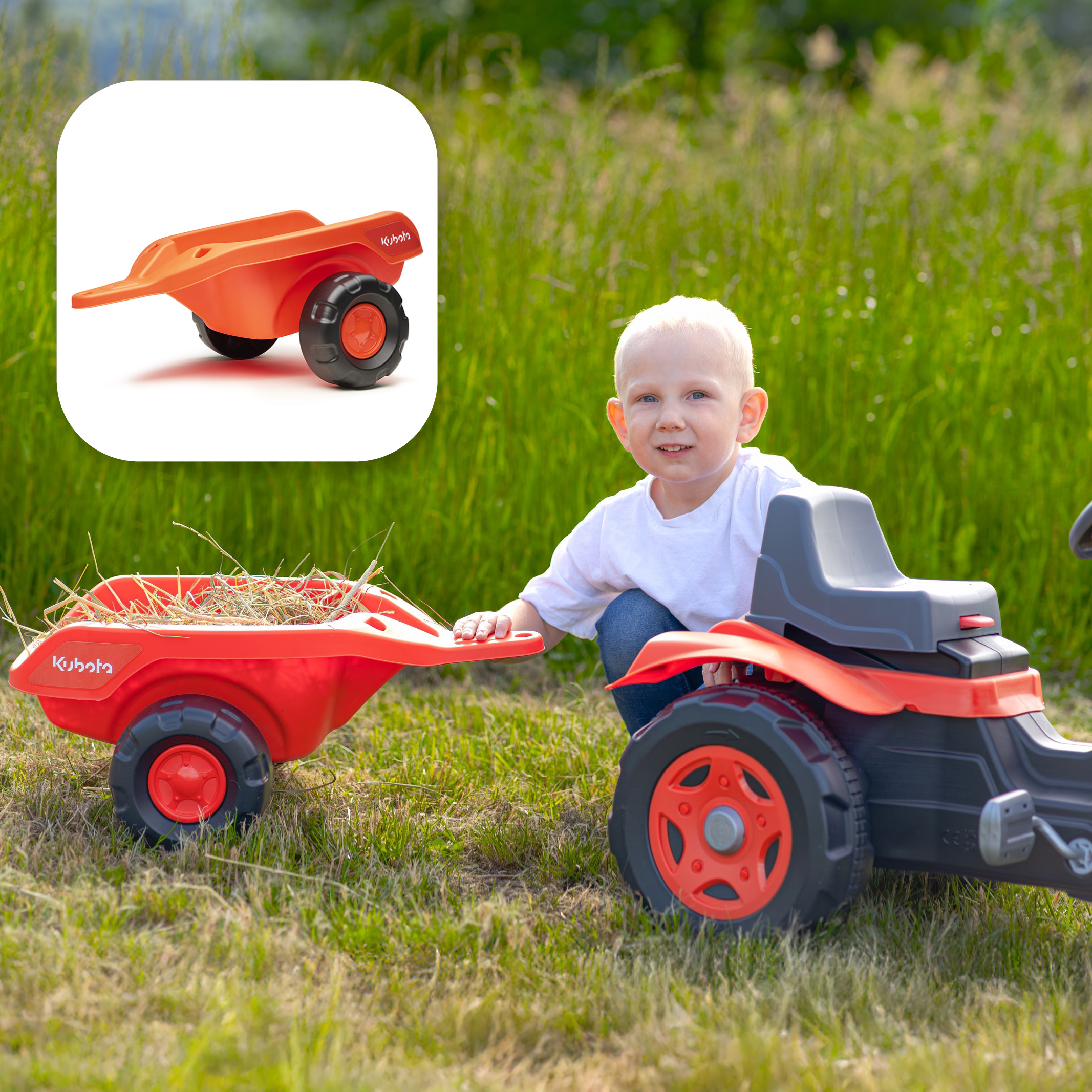 falk-kubota-trettraktor-mit-anh-nger-und-haube-2-6-jahre image 6