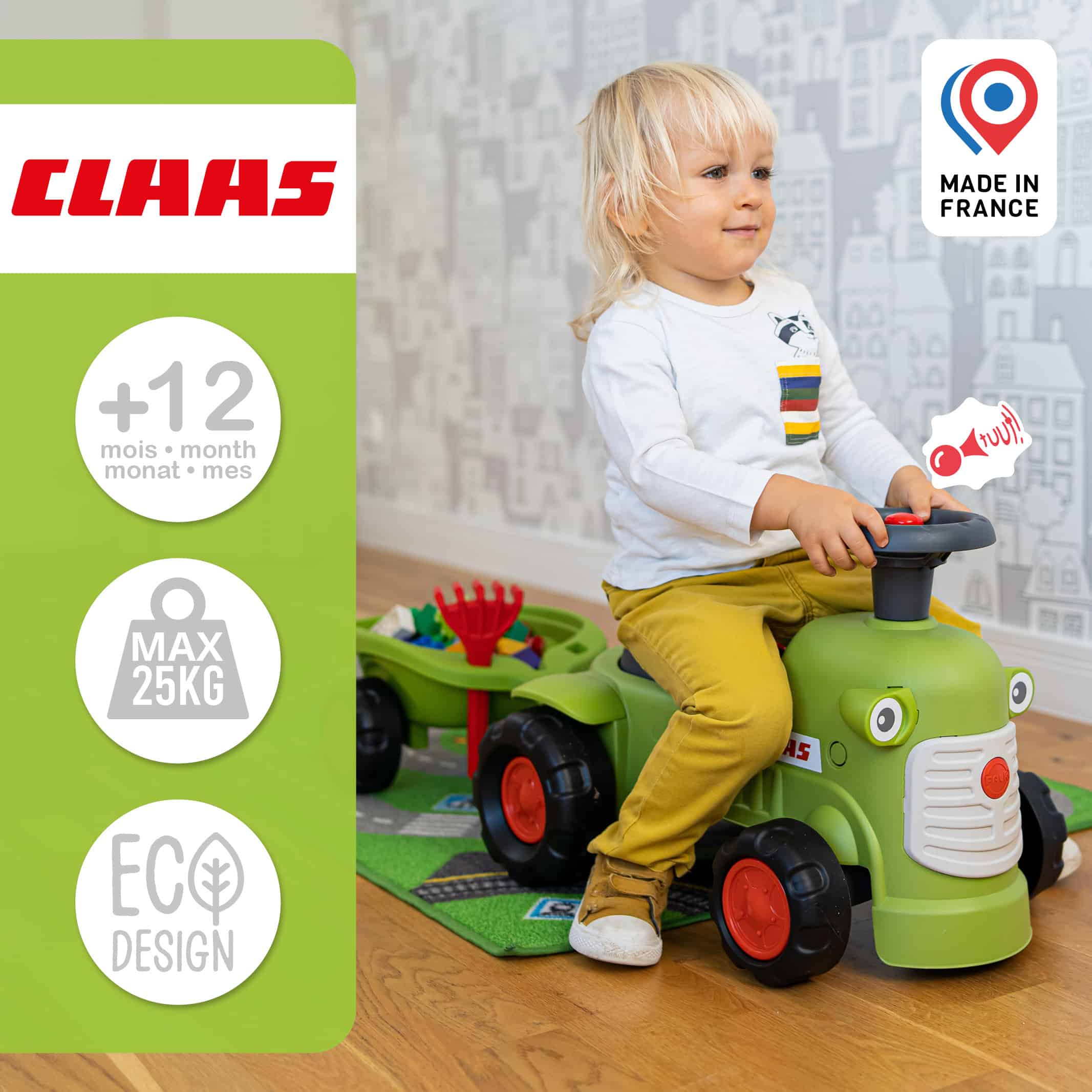 falk-claas-retro-rutschauto-mit-anh-nger-ab-1-jahr image 4
