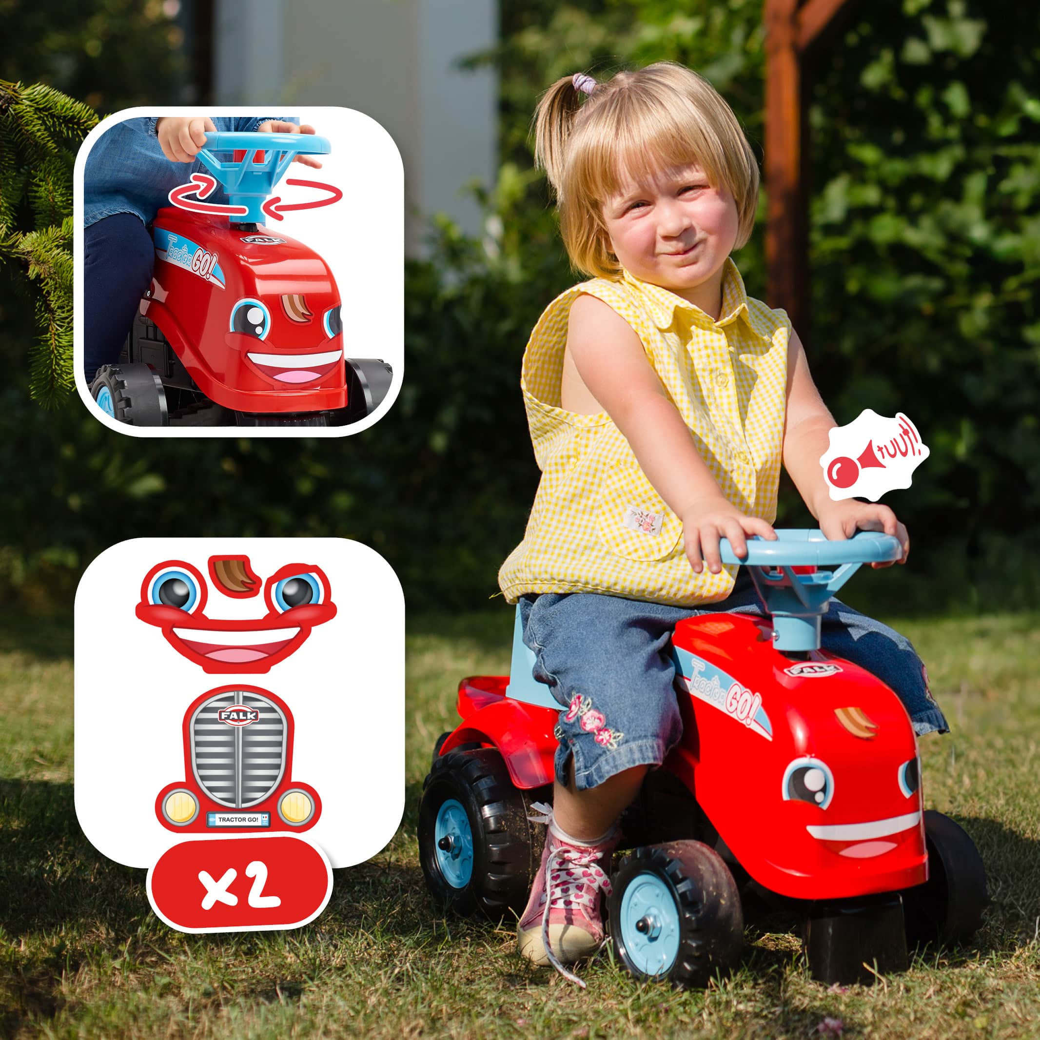 falk-tractor-go-rutscher-mit-anh-nger-ab-12-monaten image 3