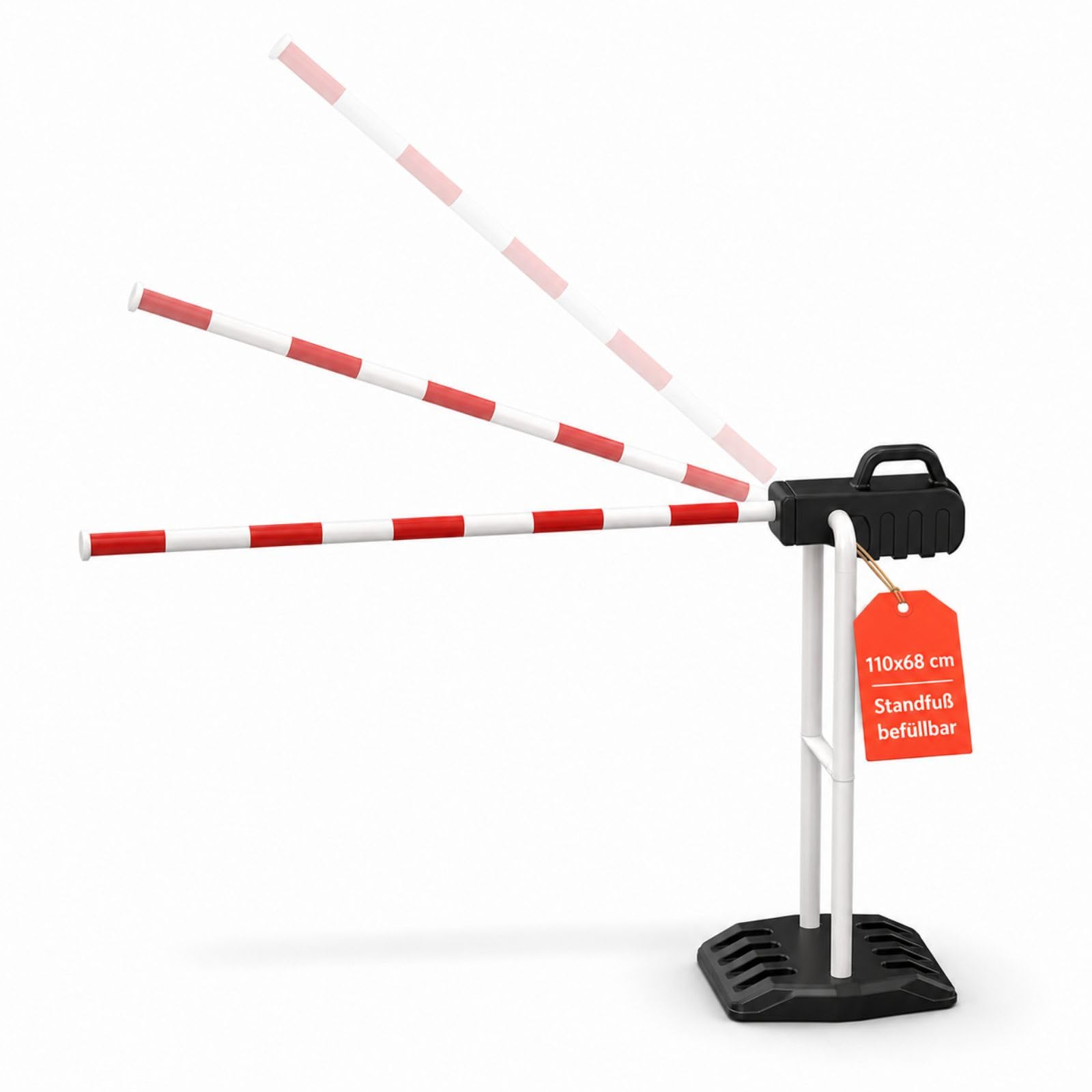 alldoro-lernen-verkehrsschranke-110x68-cm-rot-wei image 1