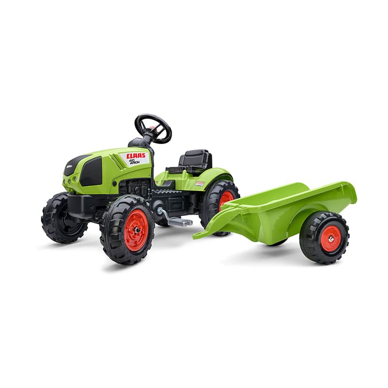falk-claas-arion-410-trettraktor-mit-anh-nger image 1