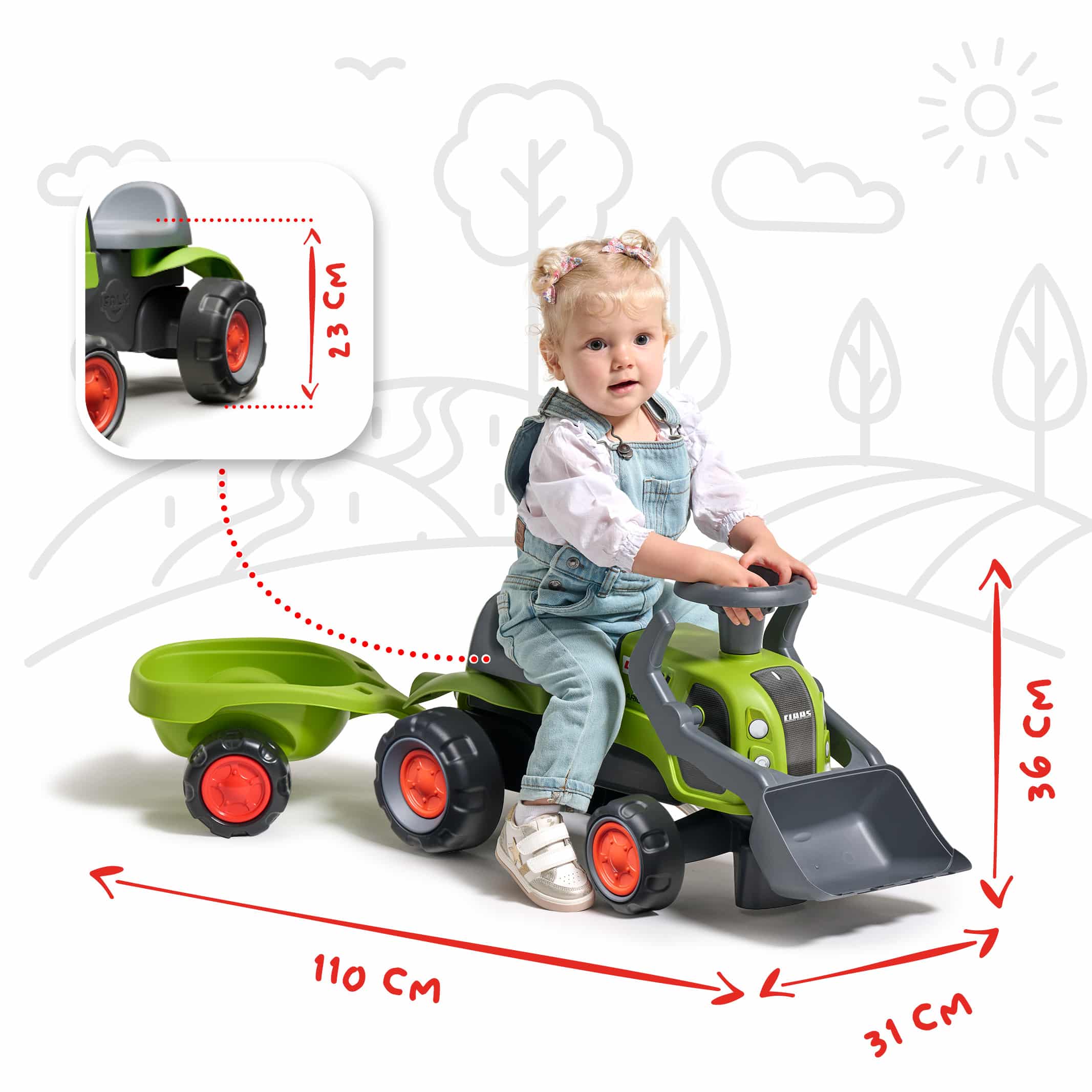 falk-claas-rutscher-mit-anh-nger-leise-r-der-ab-1-jahr image 6