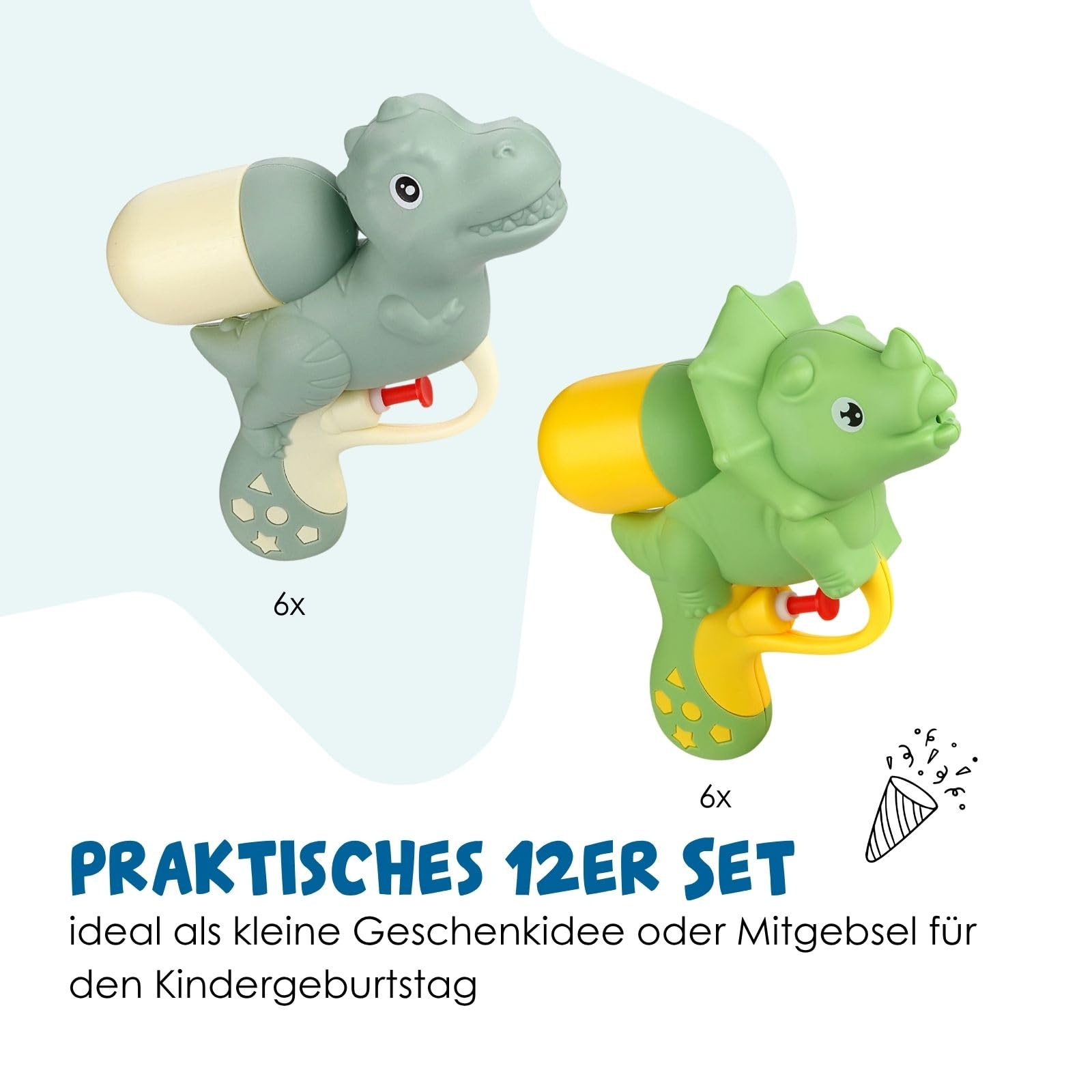 alldoro-outdoor-dino-wasserpistolen-12er-set-100-ml-16-cm-bunt image 6