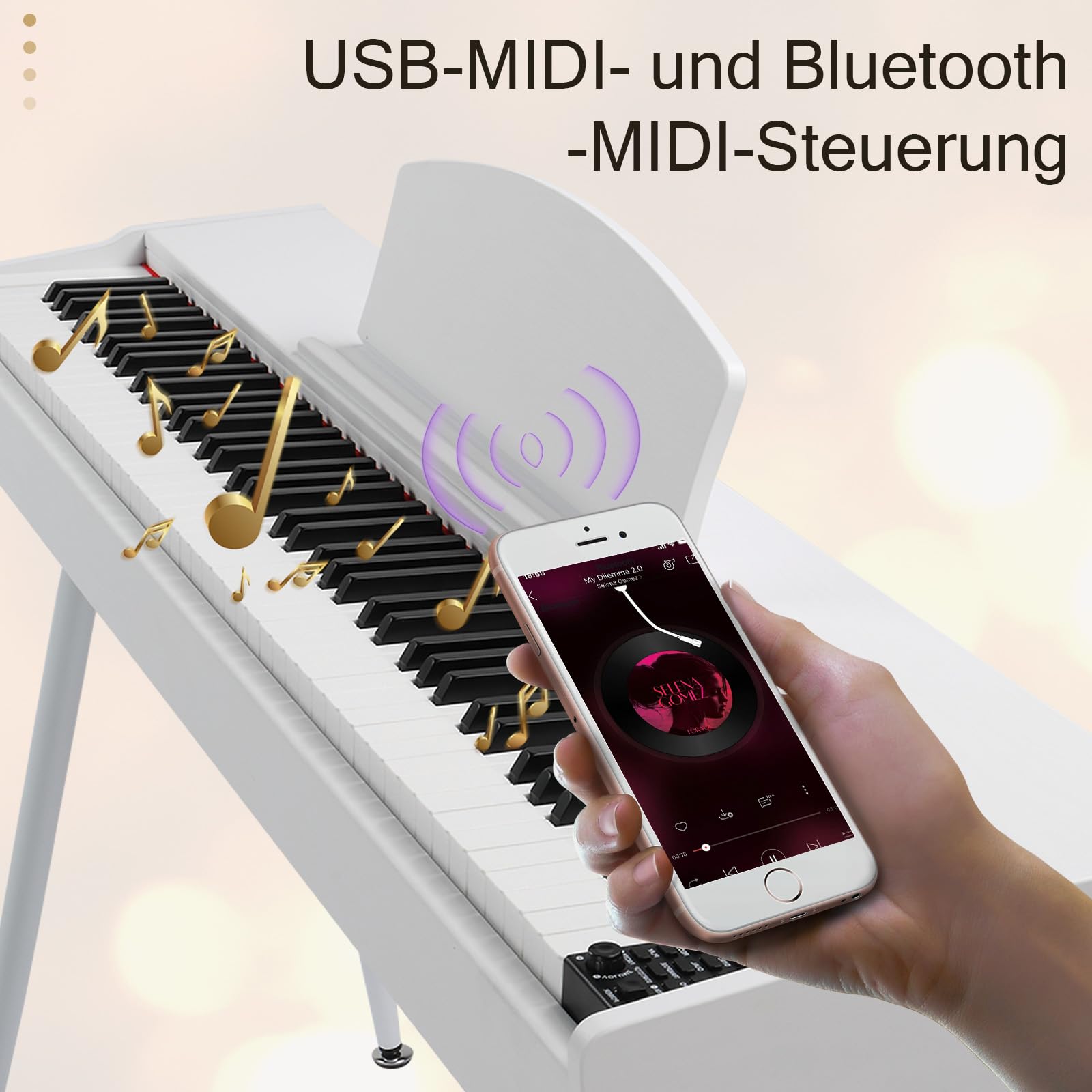 lalaho-e-piano-88-tasten-gewichtet-digitalpiano-wei-3-pedale image 6