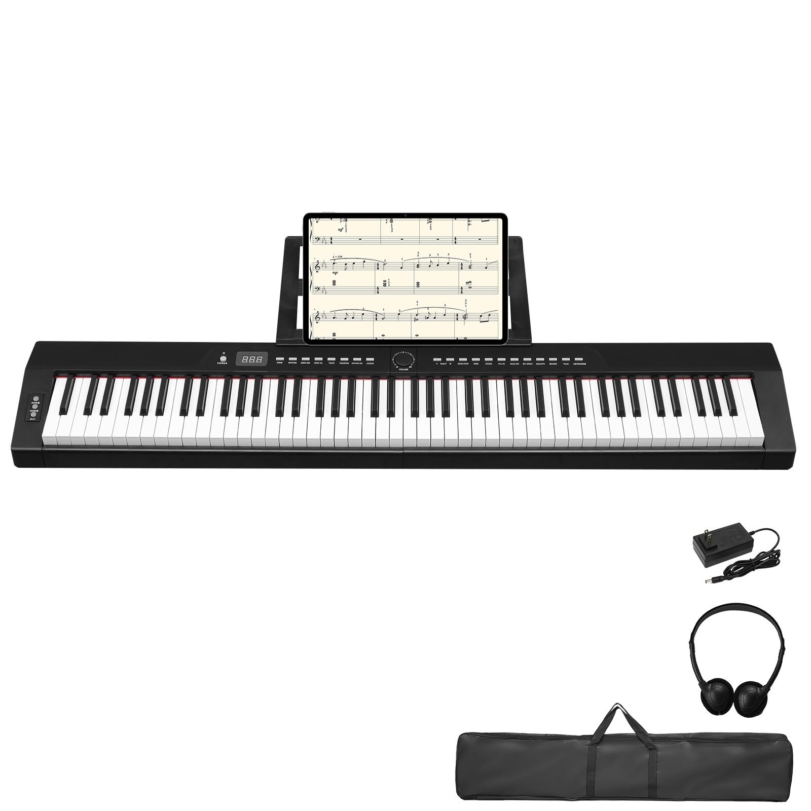 lalaho-e-piano-88-tasten-halbgewichtet-digitalpiano-schwarz-anf-nger image 1