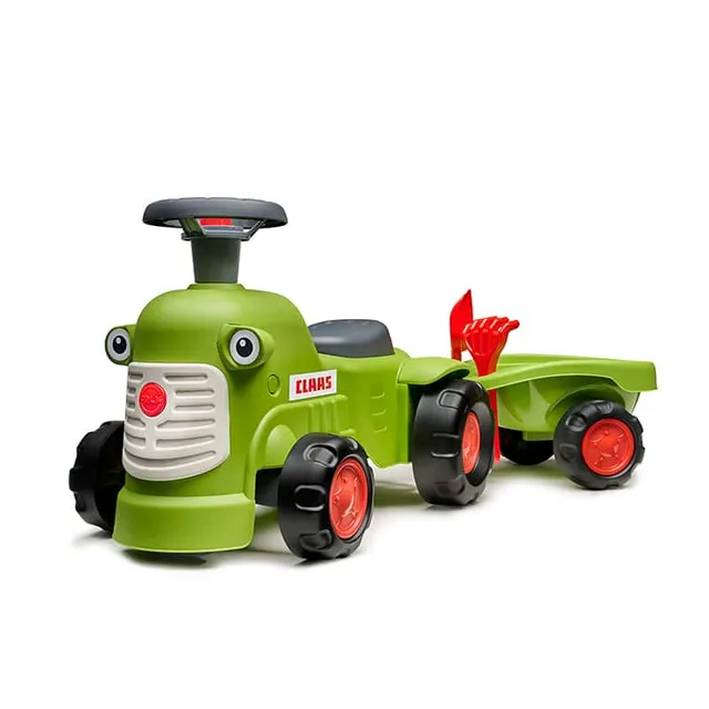 falk-claas-retro-rutschauto-mit-anh-nger-ab-1-jahr image 1