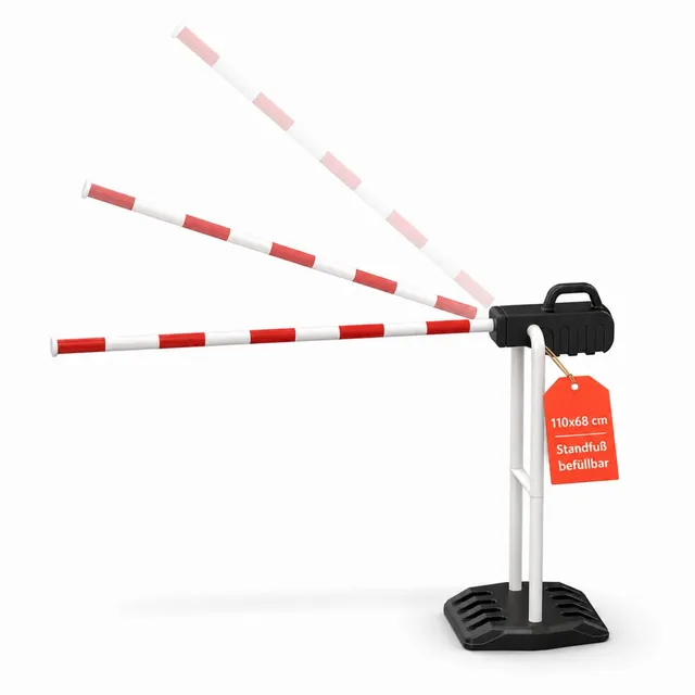 alldoro-lernen-verkehrsschranke-110x68-cm-rot-wei image 1