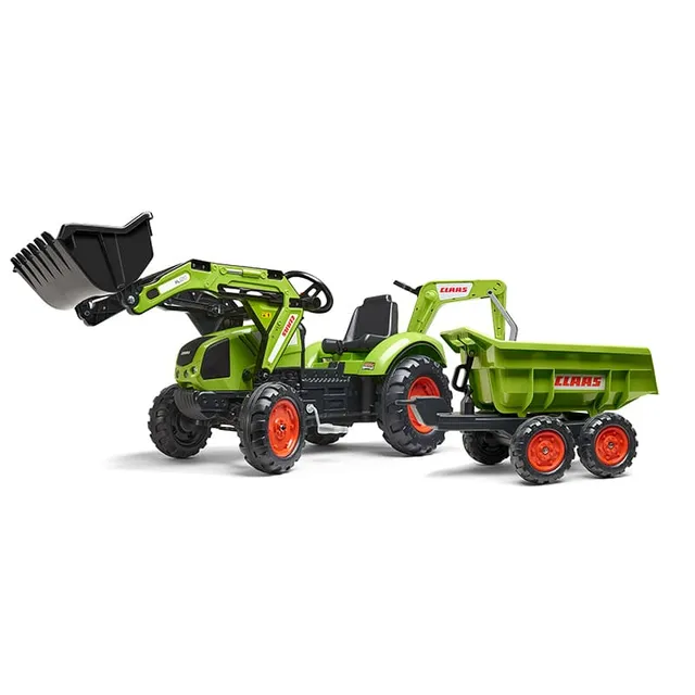 falk-claas-axos-330-trettraktor-bagger-maxi-mit-anh-nger-3-7-j image 1