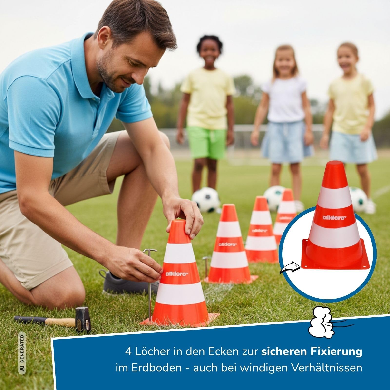 alldoro-lernen-besch-ftigung-pylonen-96er-set-18-cm-orange-wei image 4