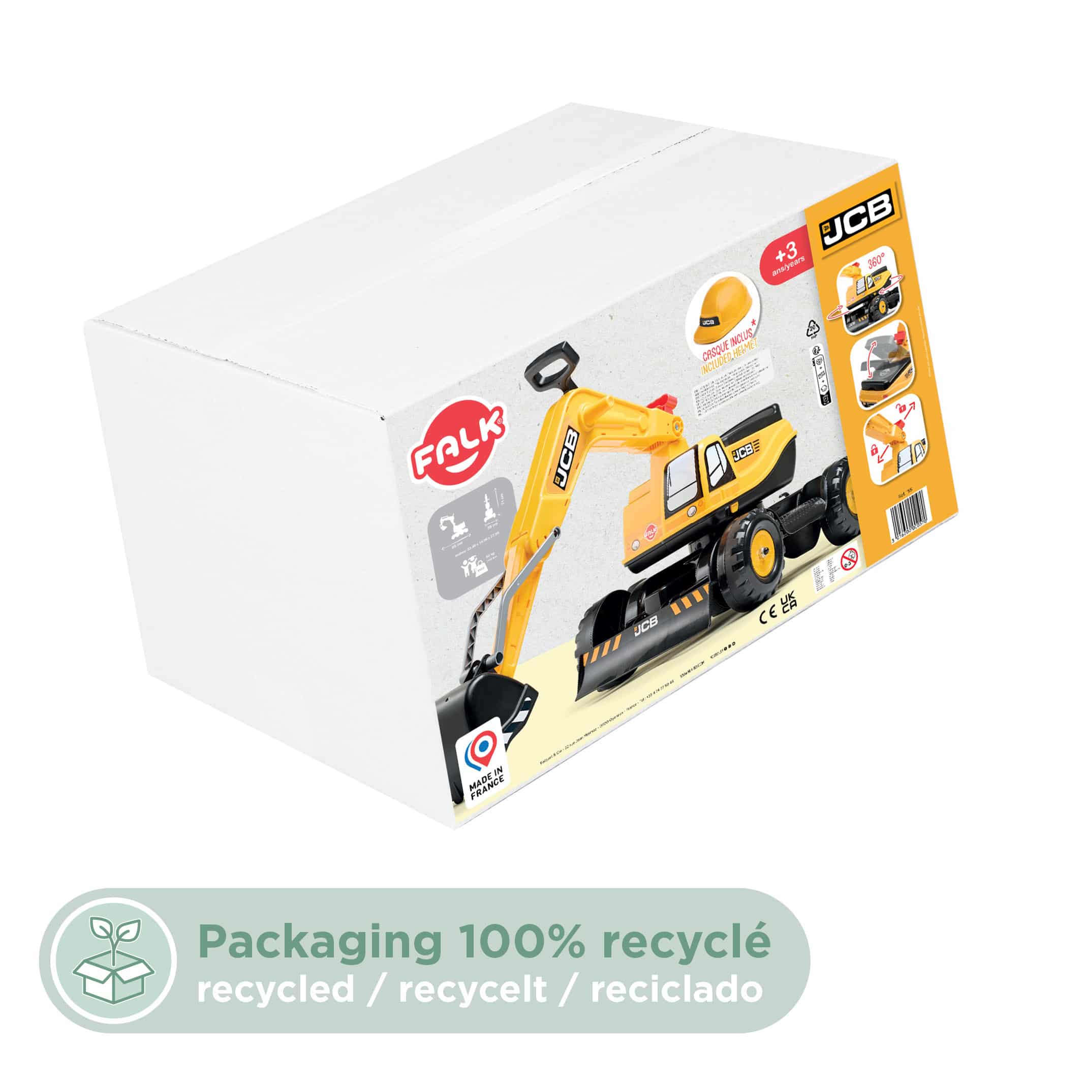 falk-jcb-xl-kinderbagger-sitzbagger-3-7-jahre image 6