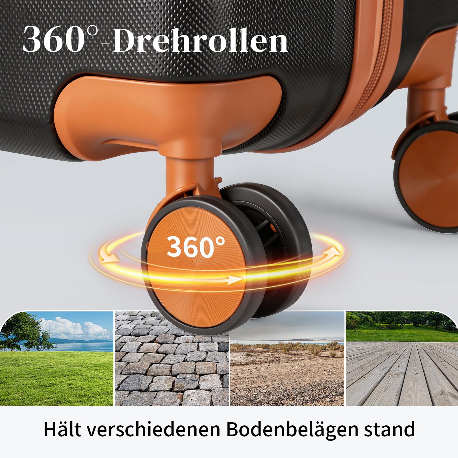 lalaho-kofferset-4teilig-hartschalenkoffer-schwarz-braun-abs image 6