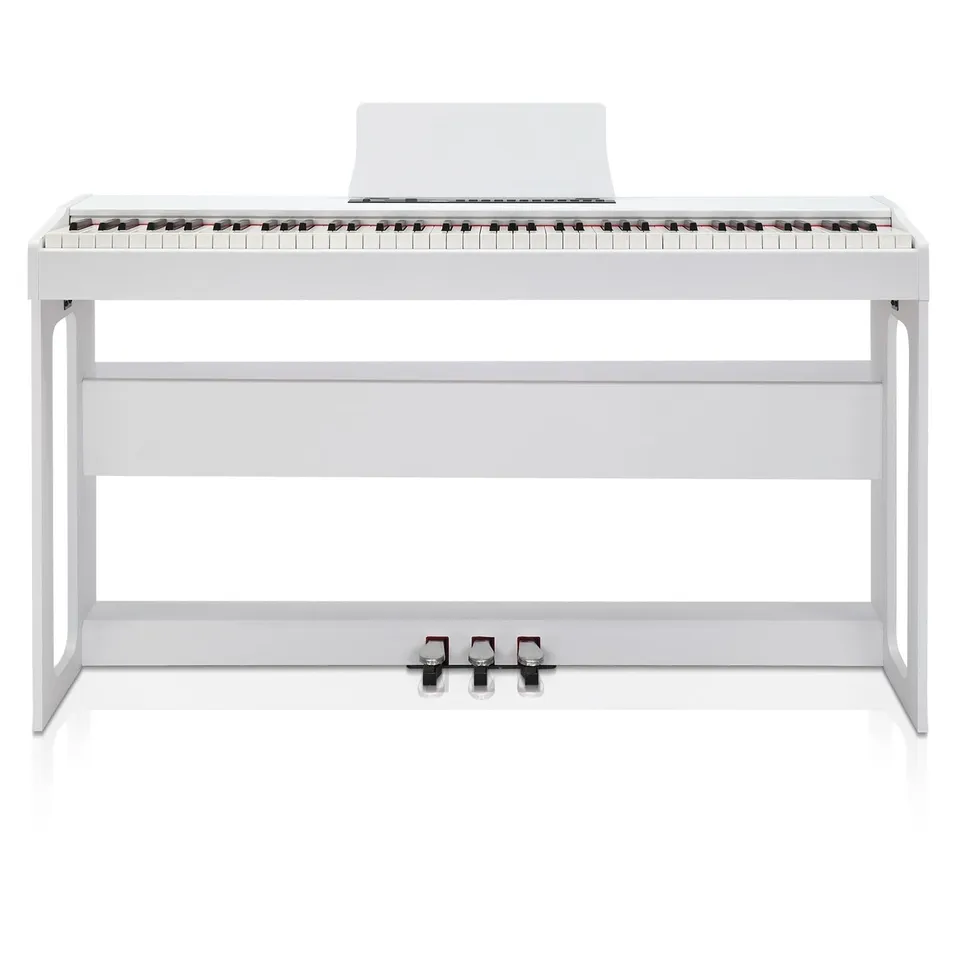 lalaho-88-tasten-e-piano-digitalpiano-wei-mit-3-pedalen image 1