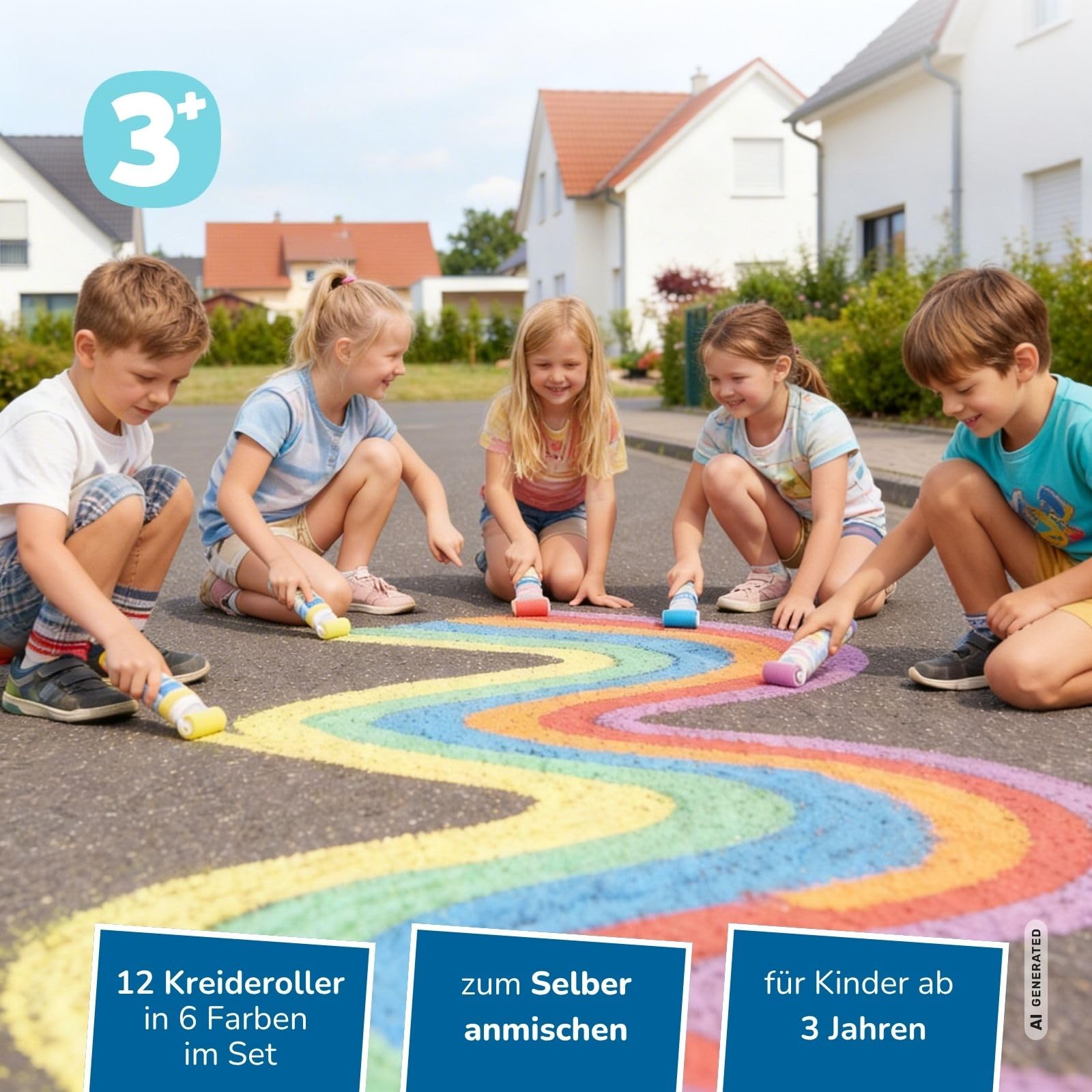 alldoro-lernen-besch-ftigung-stra-enmalkreide-roller-12er-set-6-farben image 2
