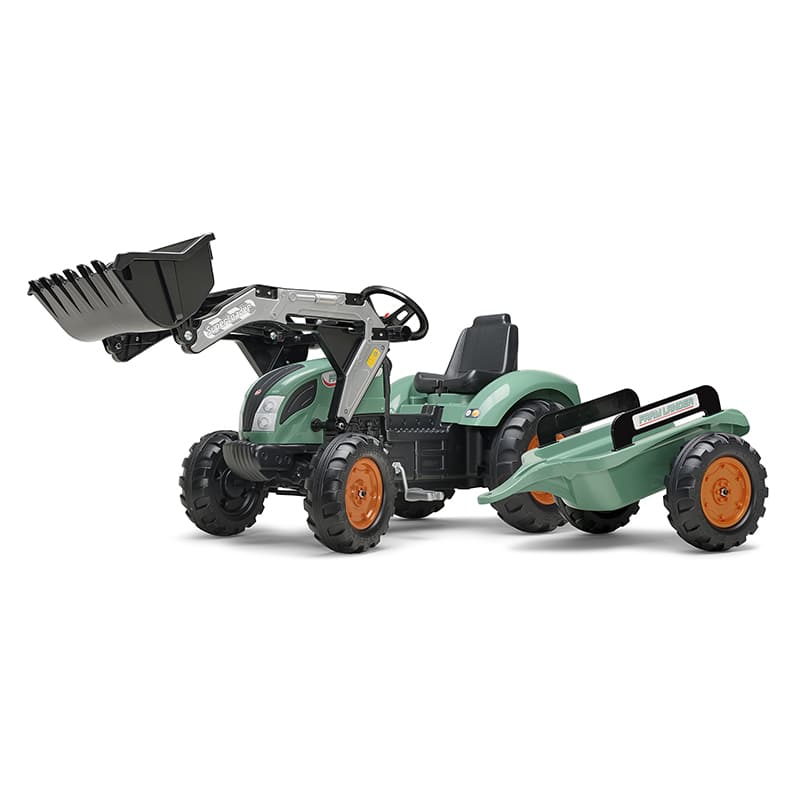 falk-farm-lander-tretbagger-trettraktor-mit-anh-nger-3-7-j image 1