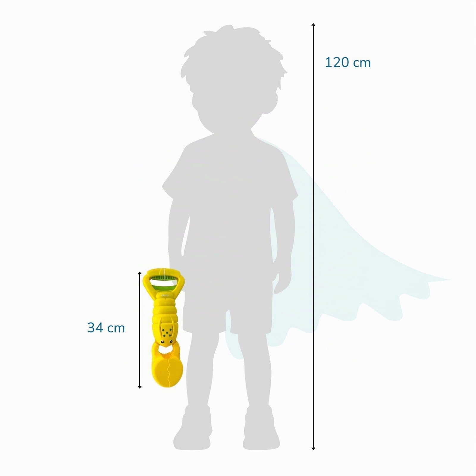 alldoro-outdoor-spielzeug-sandgreifer-hummer-34-cm-gelb image 7